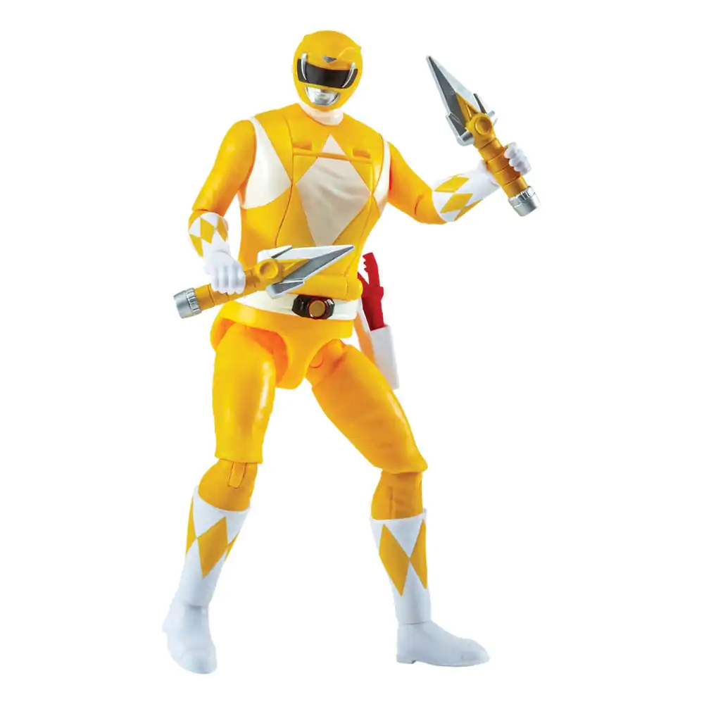 Mighty Morphin Power Rangers Action Figure Auto-Morphin Yellow Ranger 12 cm Akcijska Figura fotografija izdelka