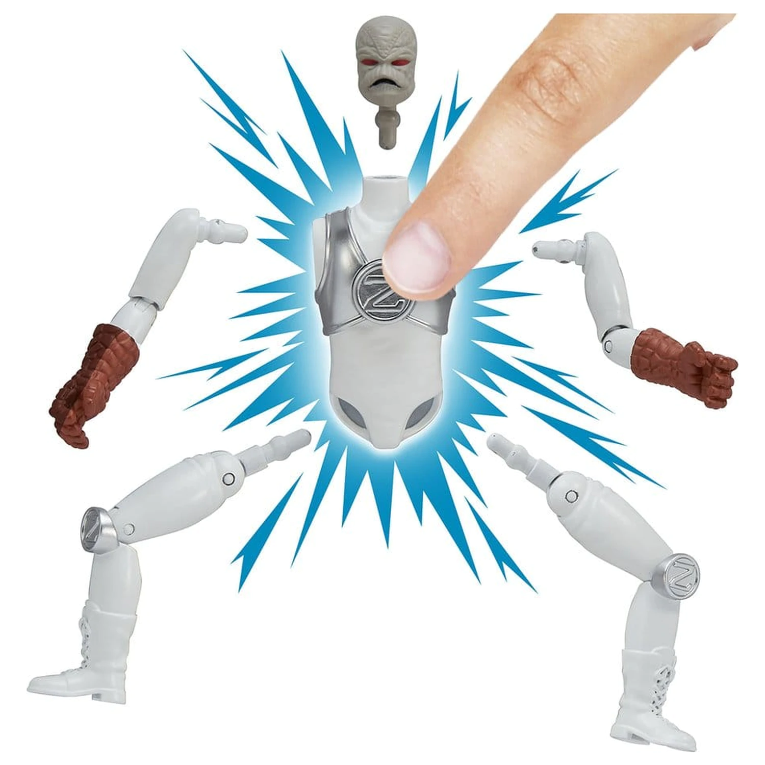 Mighty Morphin Power Rangers Osnovna akcijska figura Z-Putty fotografija izdelka