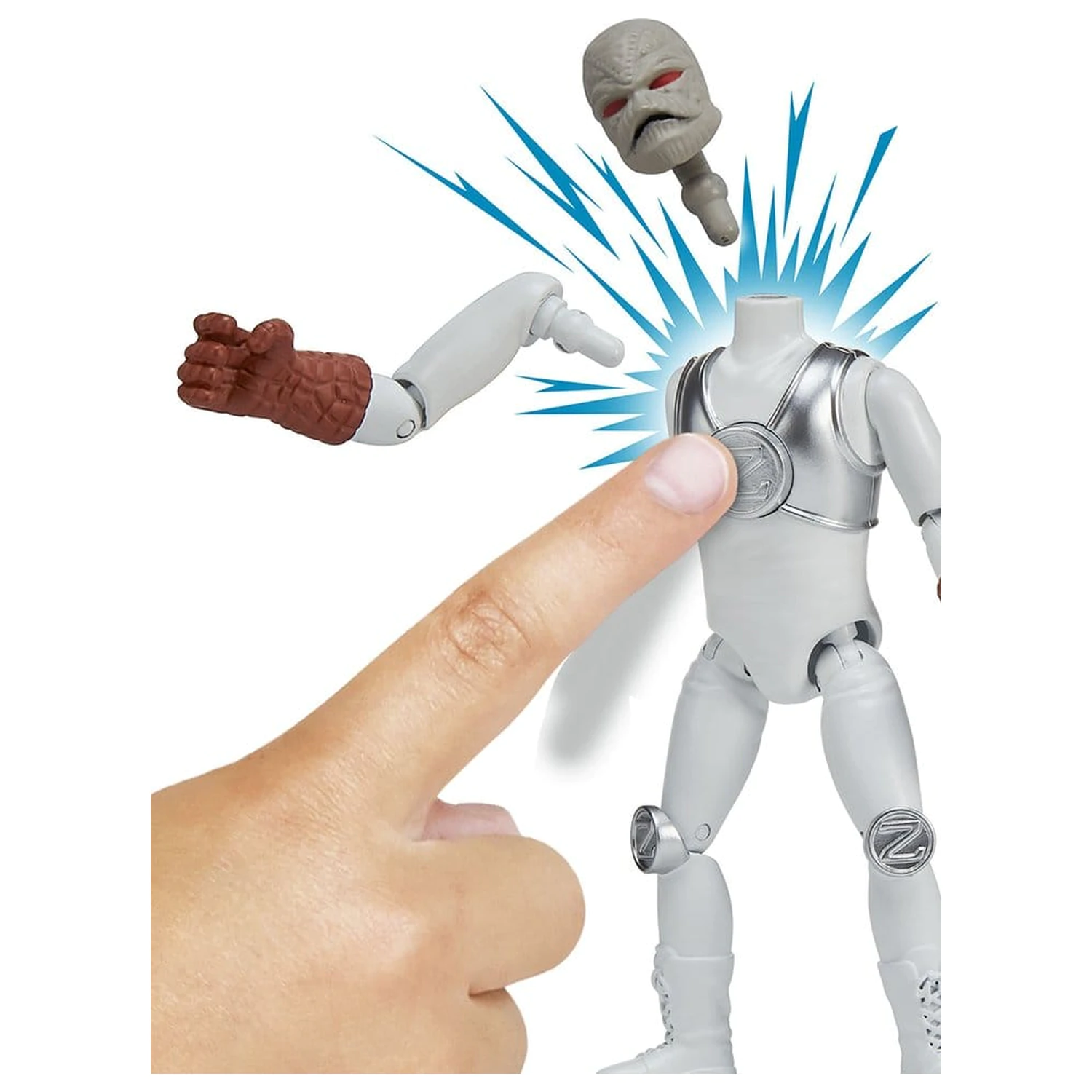 Mighty Morphin Power Rangers Osnovna akcijska figura Z-Putty fotografija izdelka