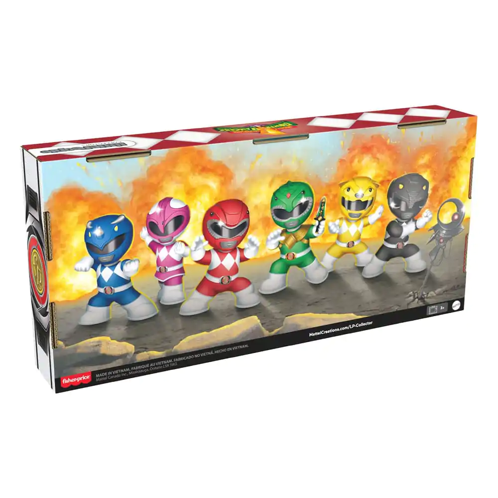 Mighty Morphin Power Rangers Fisher-Price Little People Collector Mini Figure 6-Pack 7 cm fotografija izdelka