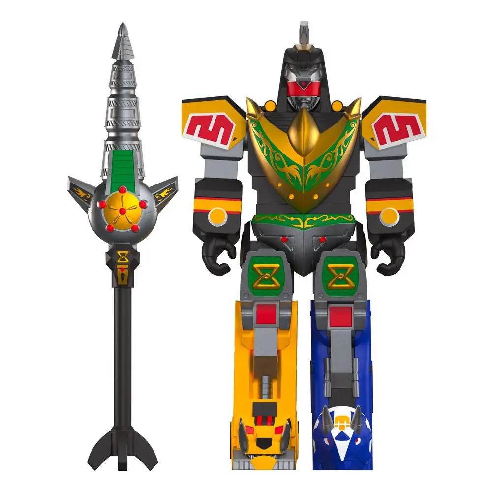 Mighty Morphin Power Rangers ReAction Akcijska Figura Wave 3 DragonZord (Battle Mode) 15 cm fotografija izdelka