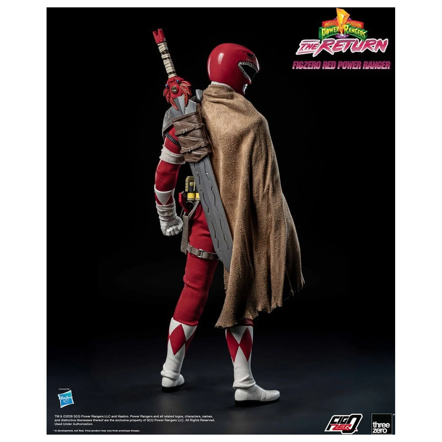Mighty Morphin Power Rangers: The Return FigZero Action Figure 1/6 Rdeči Power Ranger 31 cm fotografija izdelka