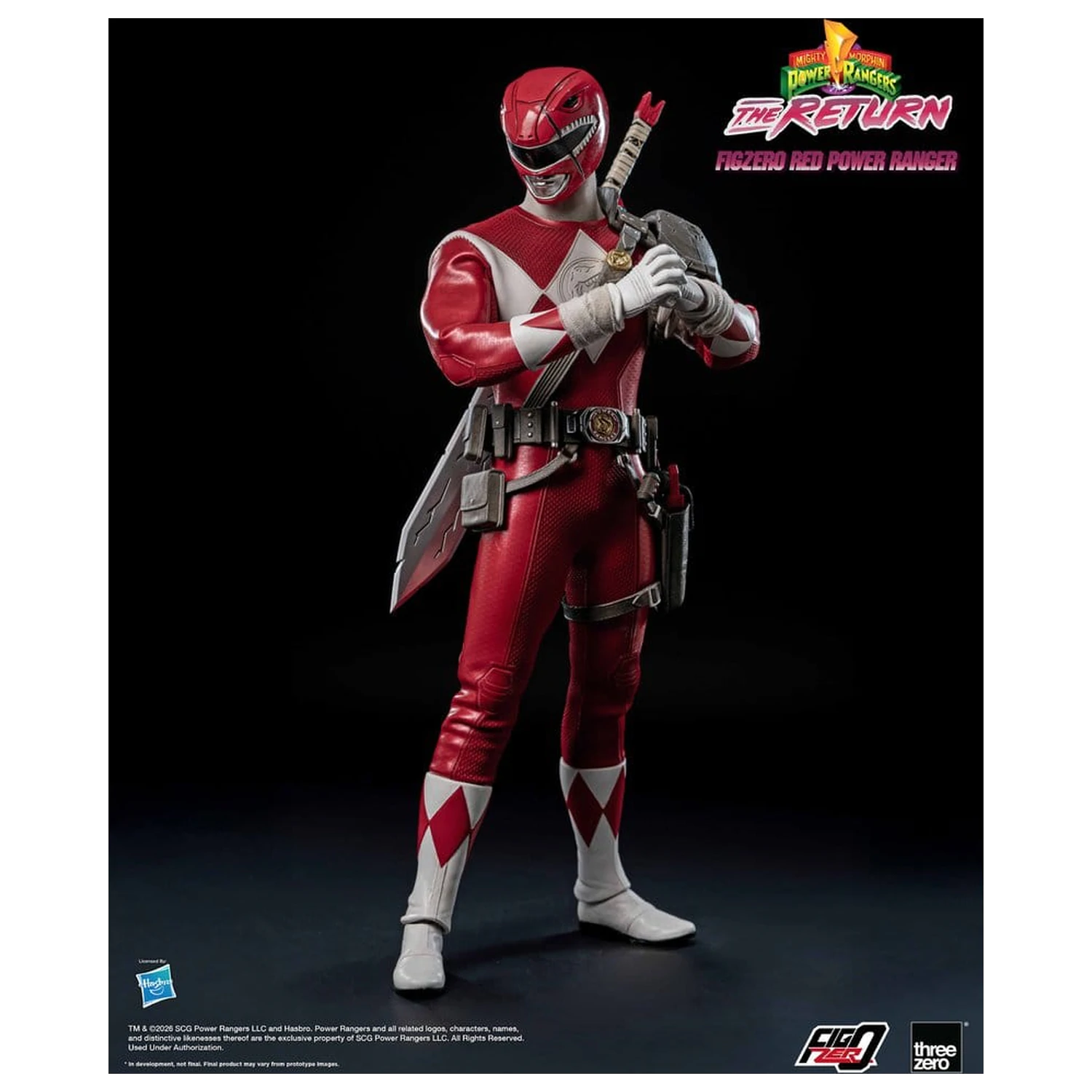 Mighty Morphin Power Rangers: The Return FigZero Action Figure 1/6 Rdeči Power Ranger 31 cm fotografija izdelka