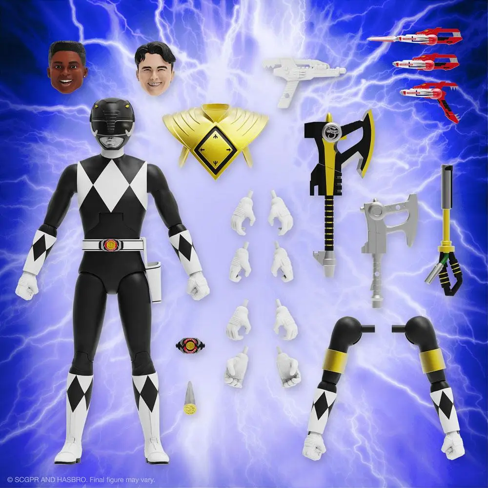 Mighty Morphin Power Rangers Ultimates akcijska figura Black Ranger 18 cm fotografija izdelka
