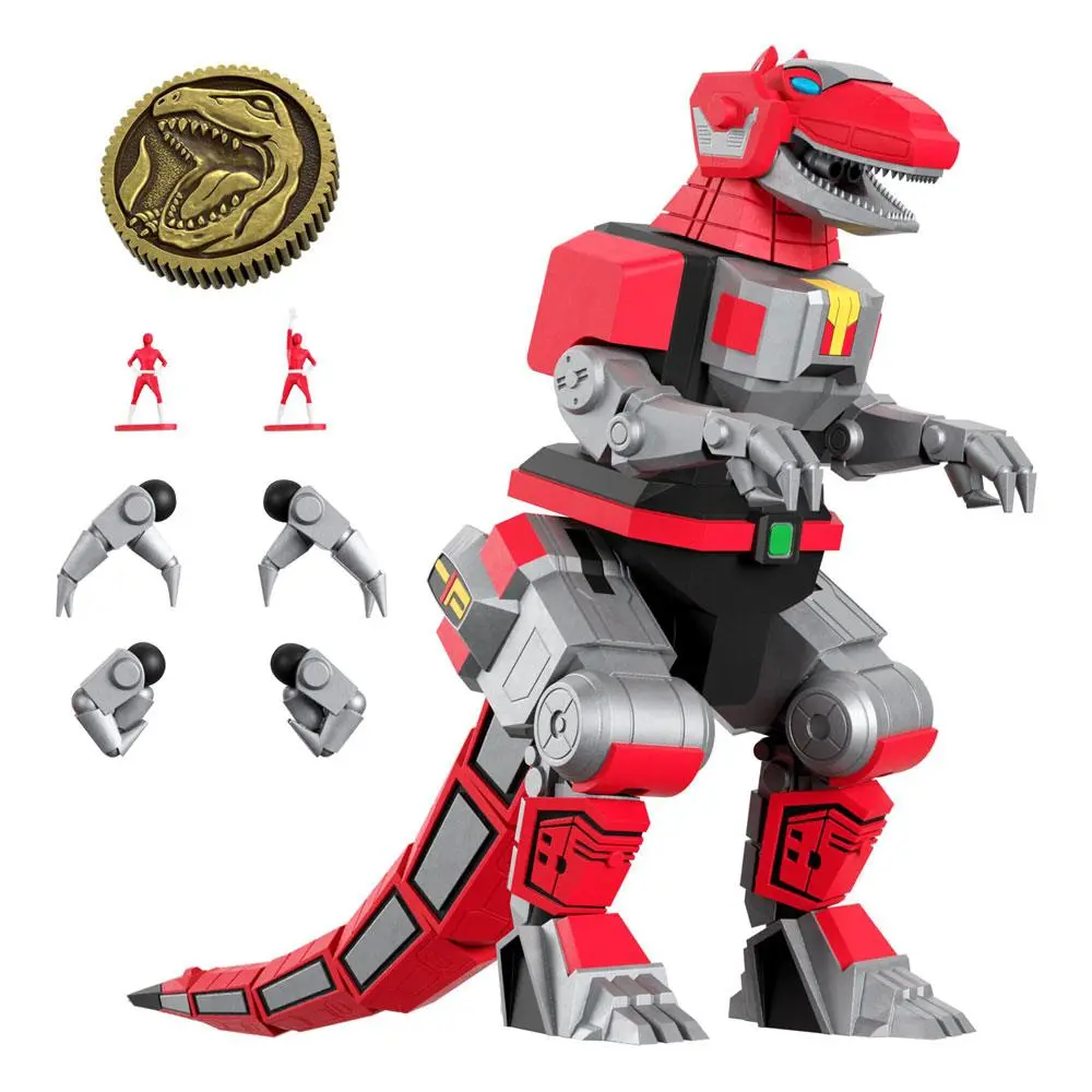 Mighty Morphin Power Rangers Ultimates akcijska figura Tyrannosaurus Dinozord 20 cm fotografija izdelka
