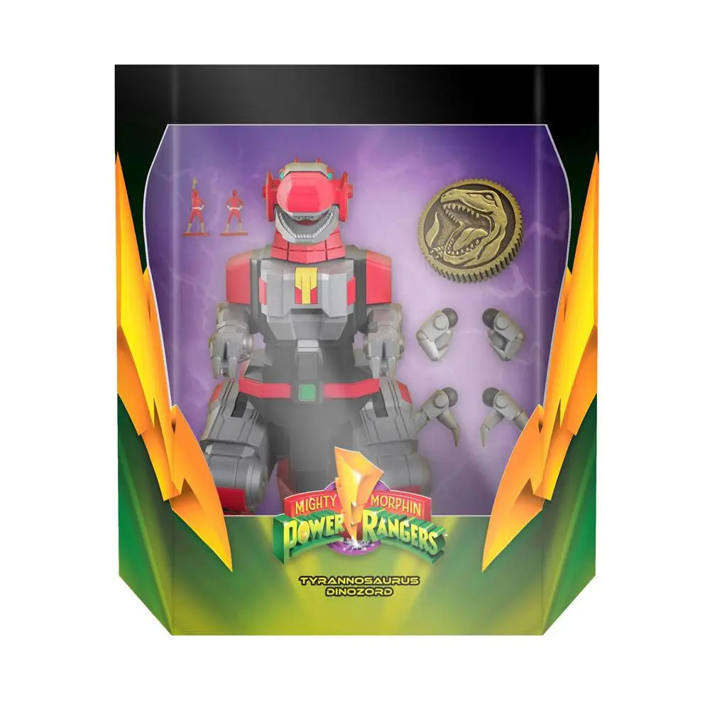 Mighty Morphin Power Rangers Ultimates akcijska figura Tyrannosaurus Dinozord 20 cm fotografija izdelka