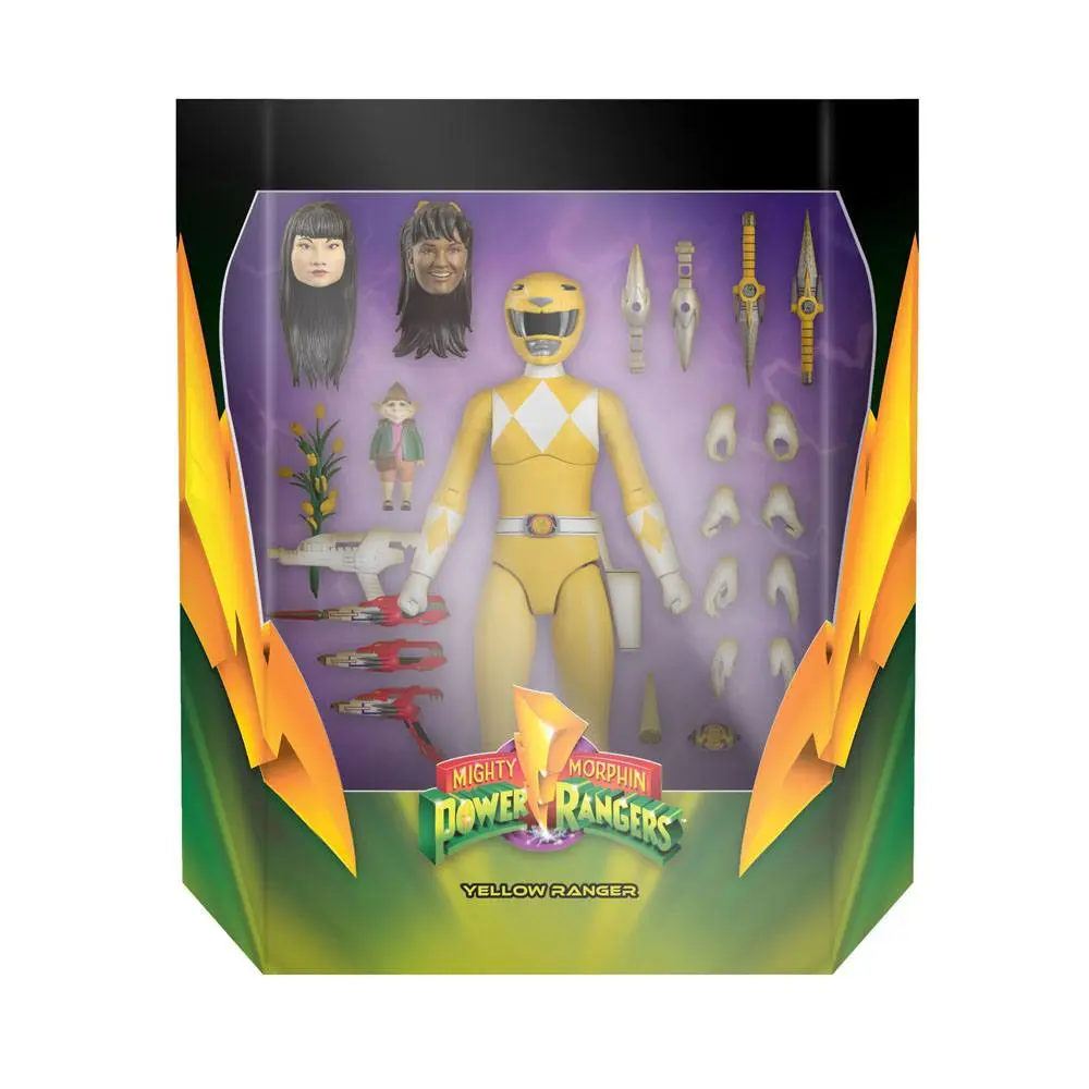 Mighty Morphin Power Rangers Ultimates akcijska figura Yellow Ranger 18 cm fotografija izdelka