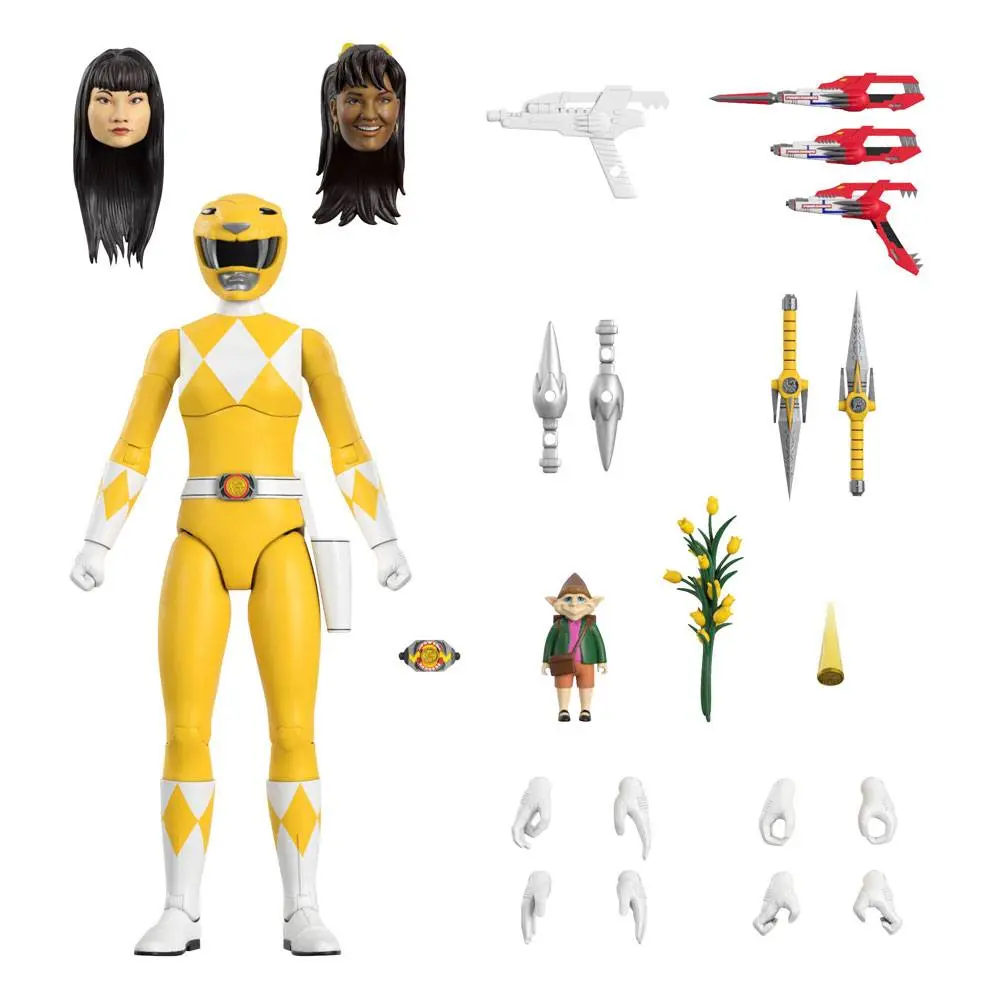 Mighty Morphin Power Rangers Ultimates akcijska figura Yellow Ranger 18 cm fotografija izdelka