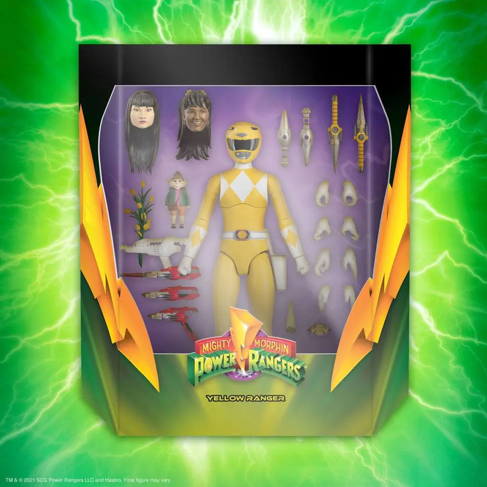 Mighty Morphin Power Rangers Ultimates akcijska figura Yellow Ranger 18 cm fotografija izdelka