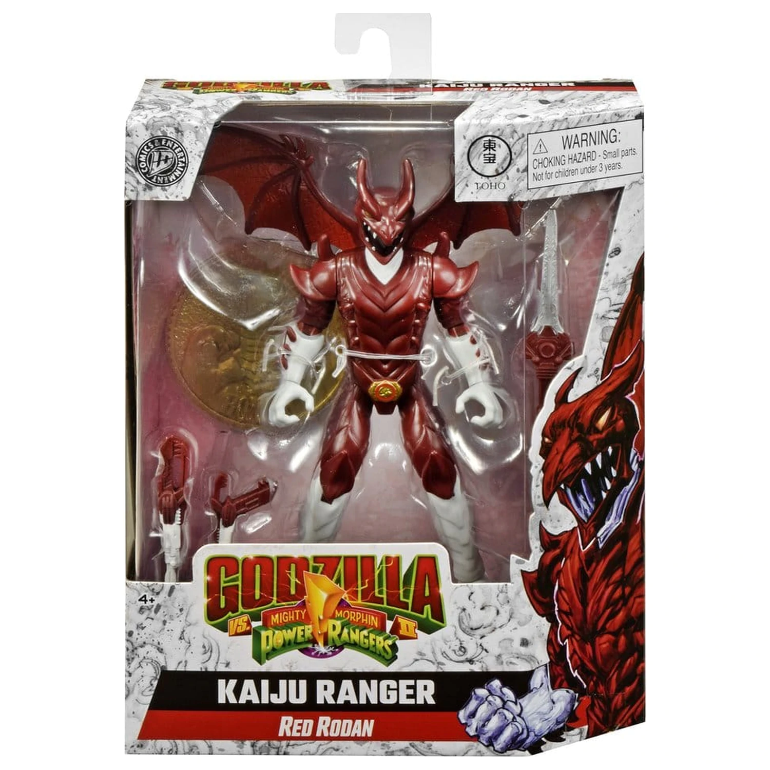 Mighty Morphin Power Rangers x Godzilla Akcijska Figura Rdeč Rodan fotografija izdelka