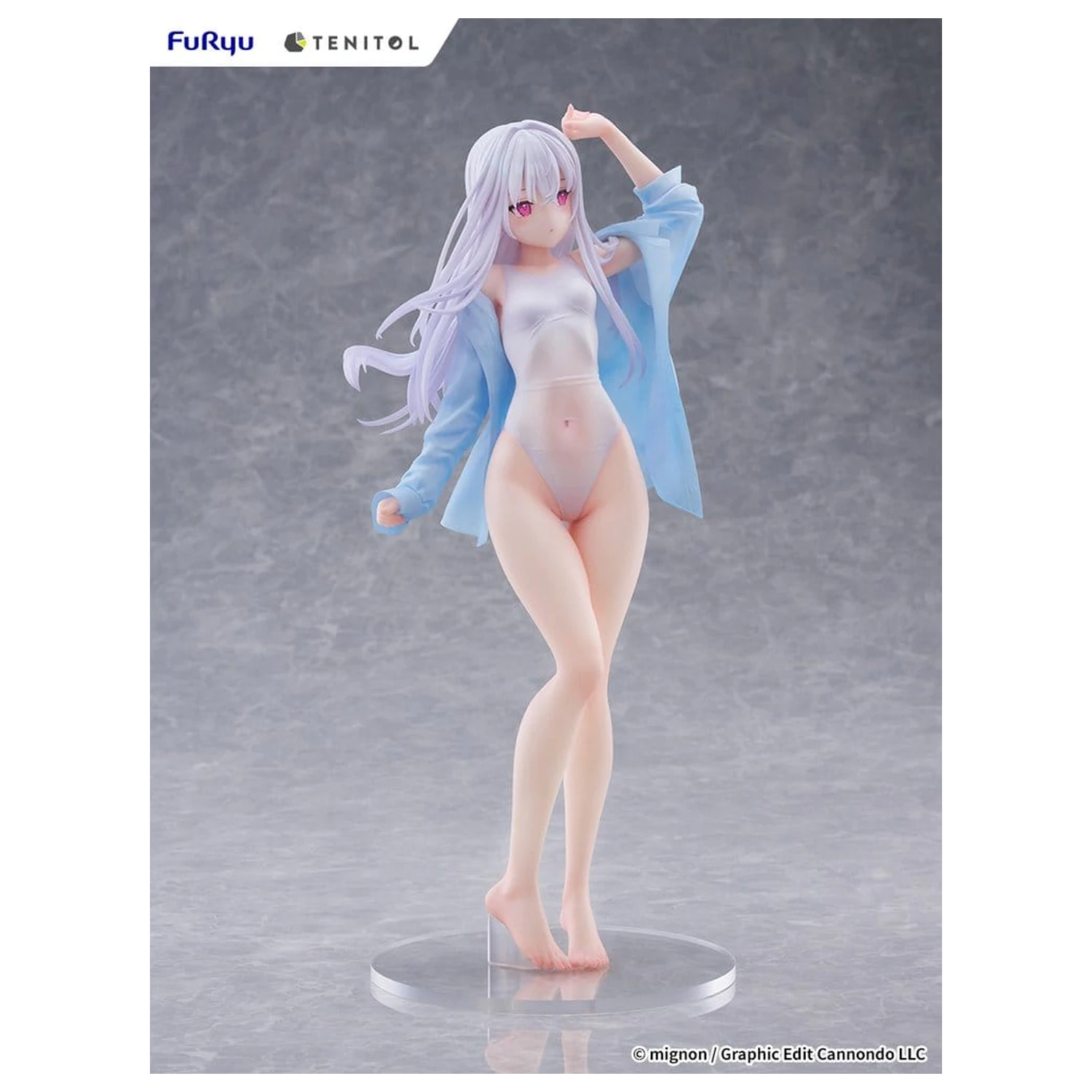 Mignon Works Tenitol Visoka PVC figura Shiro v kopalkah ver. 30 cm fotografija izdelka