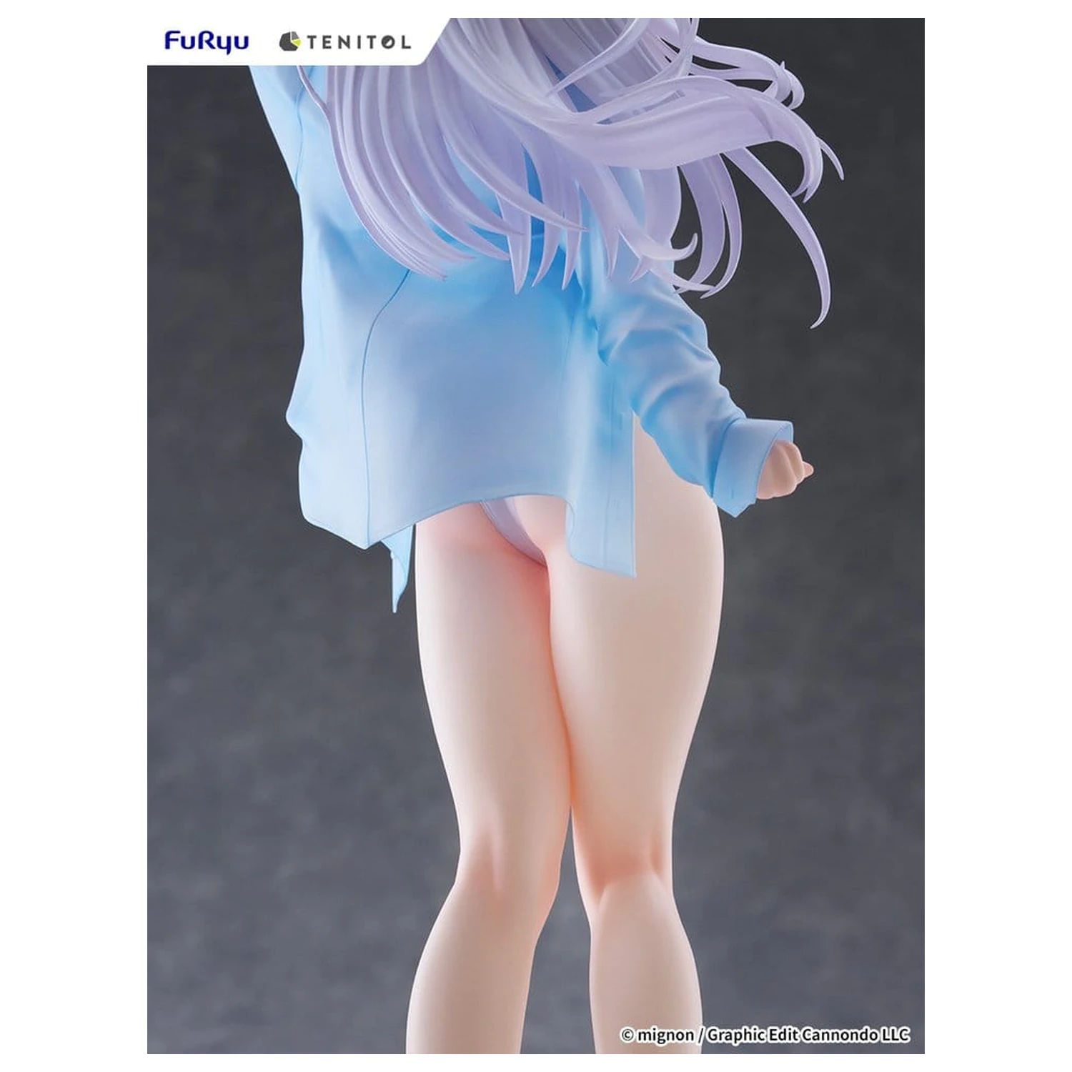 Mignon Works Tenitol Visoka PVC figura Shiro v kopalkah ver. 30 cm fotografija izdelka