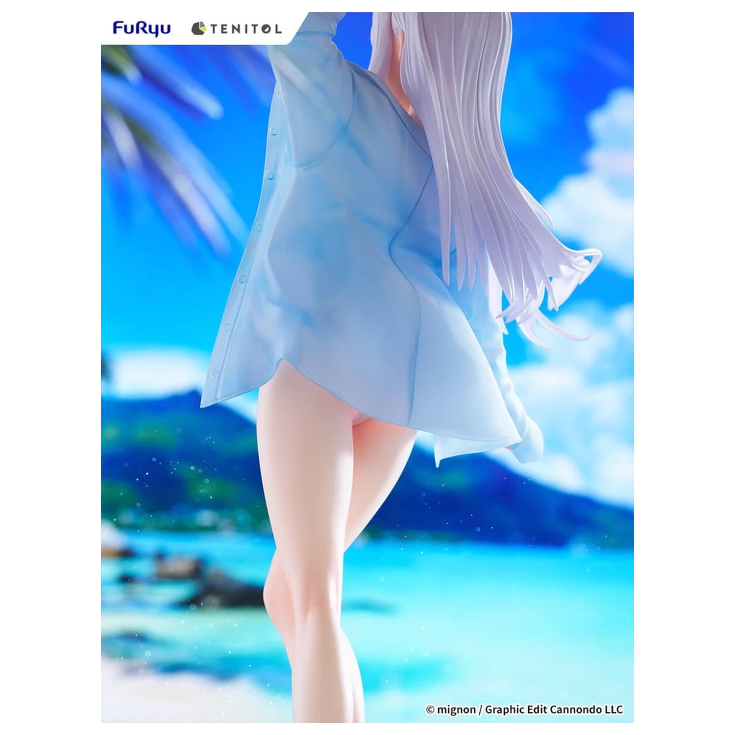 Mignon Works Tenitol Visoka PVC figura Shiro v kopalkah ver. 30 cm fotografija izdelka