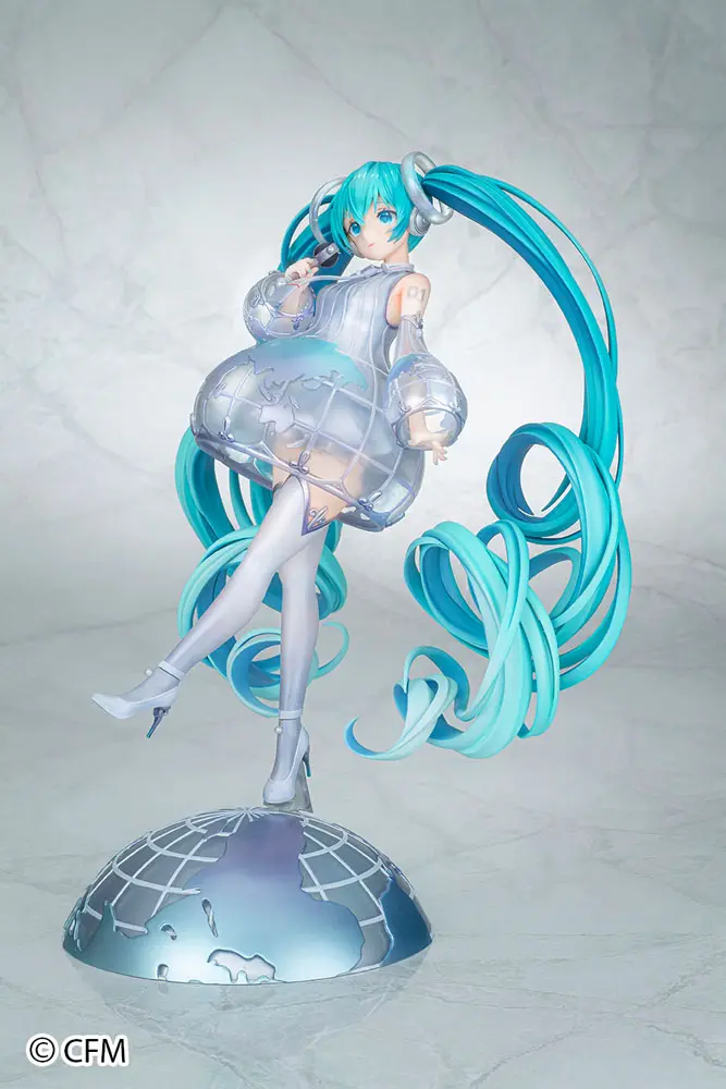 Miku EXPO 2021 PVC Kip 1/7 Hatsune Miku Online Ver. 28 cm fotografija izdelka