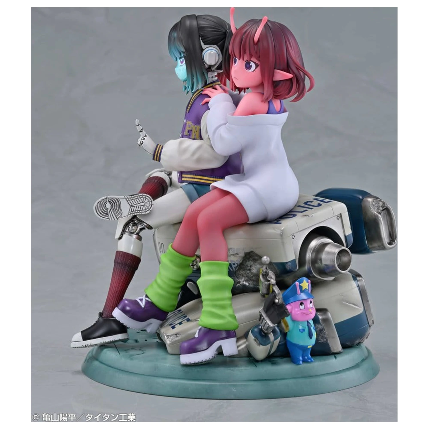 Milky Subway The Galactic Limited Express PVC figurice, paket 2 Chiharu & Makina 18 cm fotografija izdelka