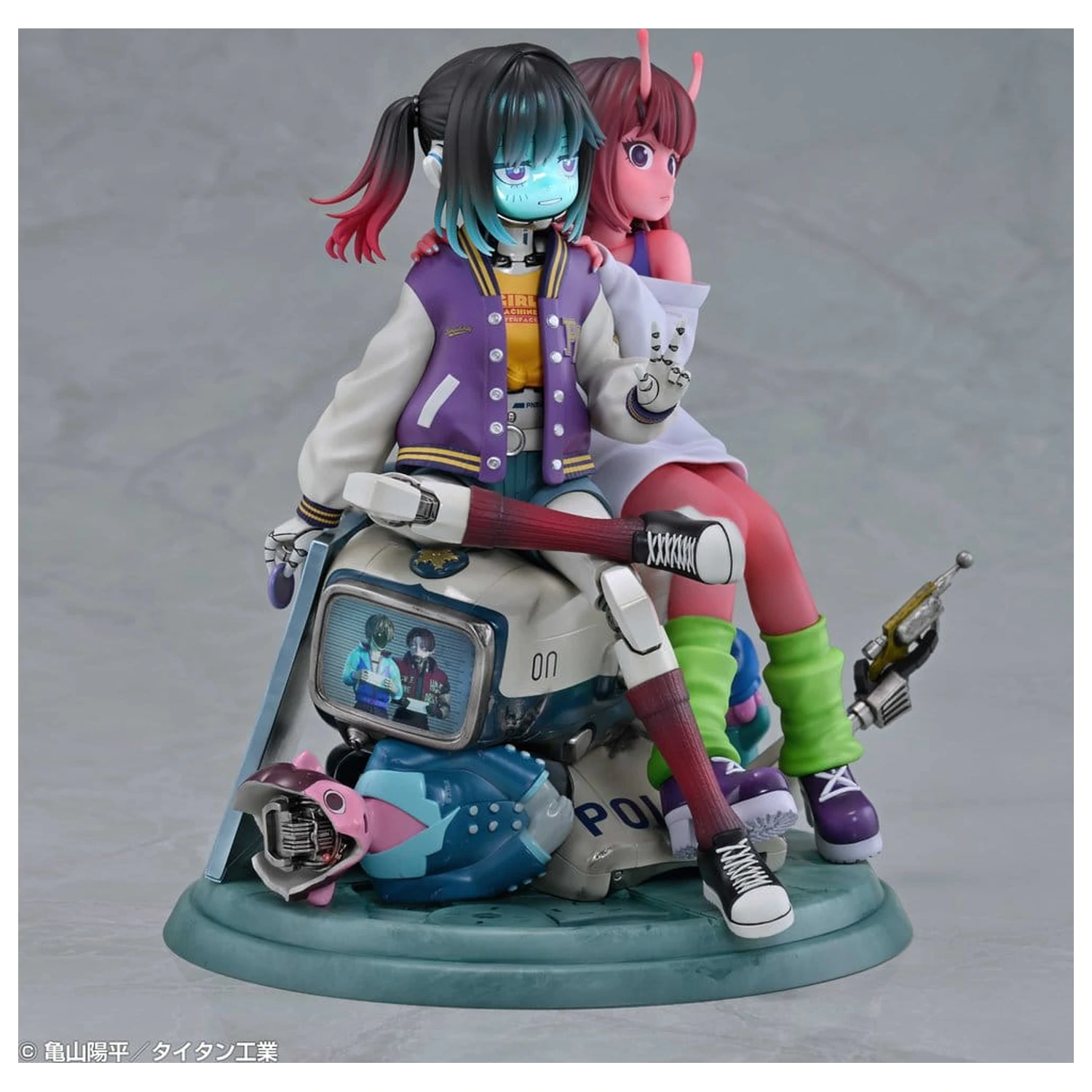 Milky Subway The Galactic Limited Express PVC figurice, paket 2 Chiharu & Makina 18 cm fotografija izdelka