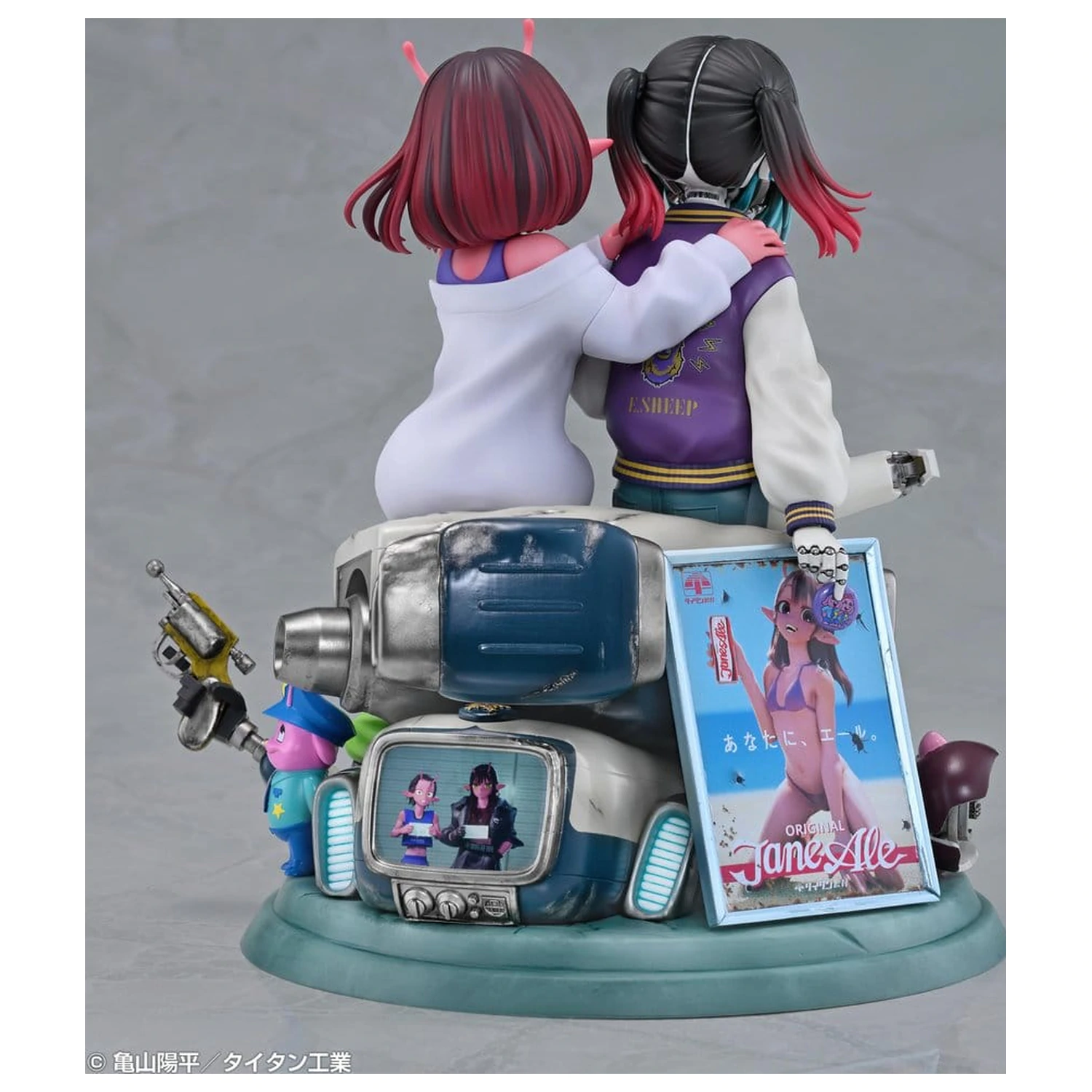 Milky Subway The Galactic Limited Express PVC figurice, paket 2 Chiharu & Makina 18 cm fotografija izdelka