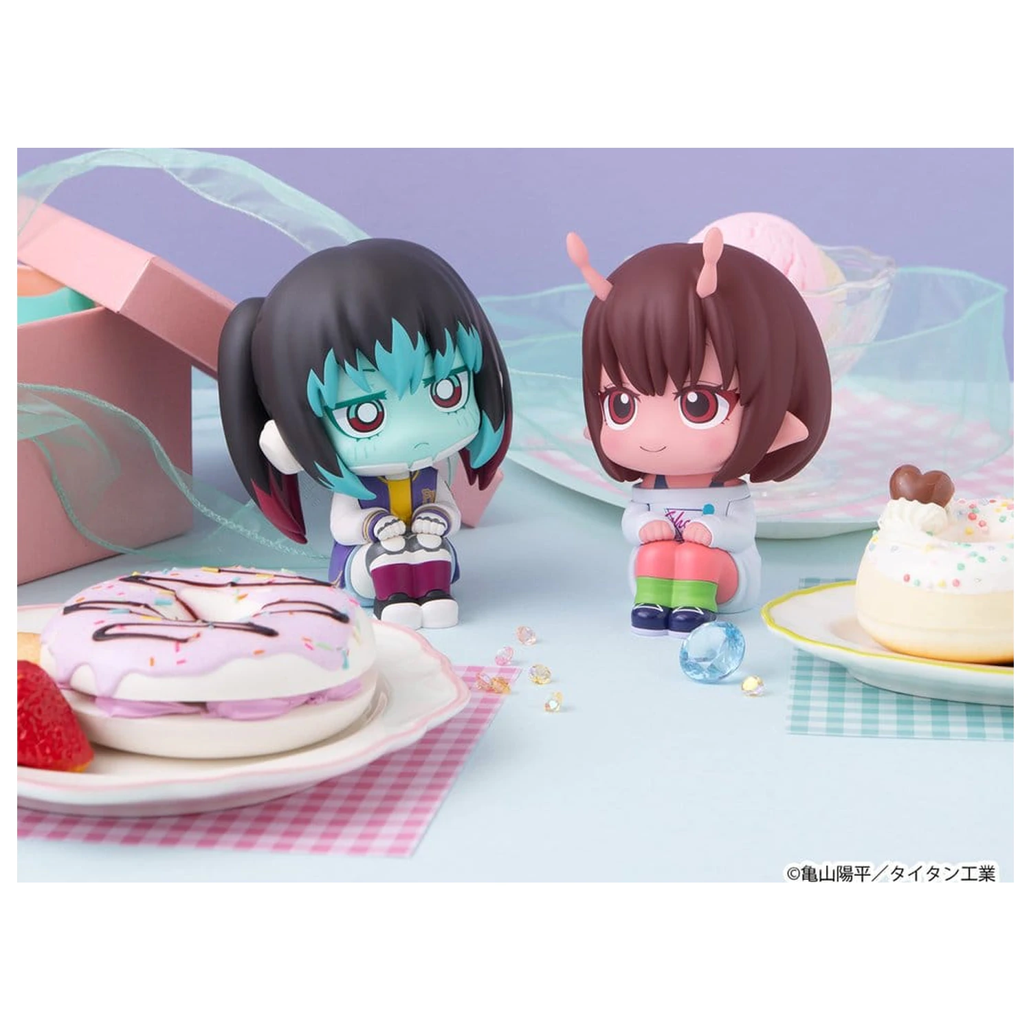 Milky Subway The Galactic Limited Express Look Up PVC figurici 2-paket Chiharu & Makina 11 cm (z darilom) fotografija izdelka