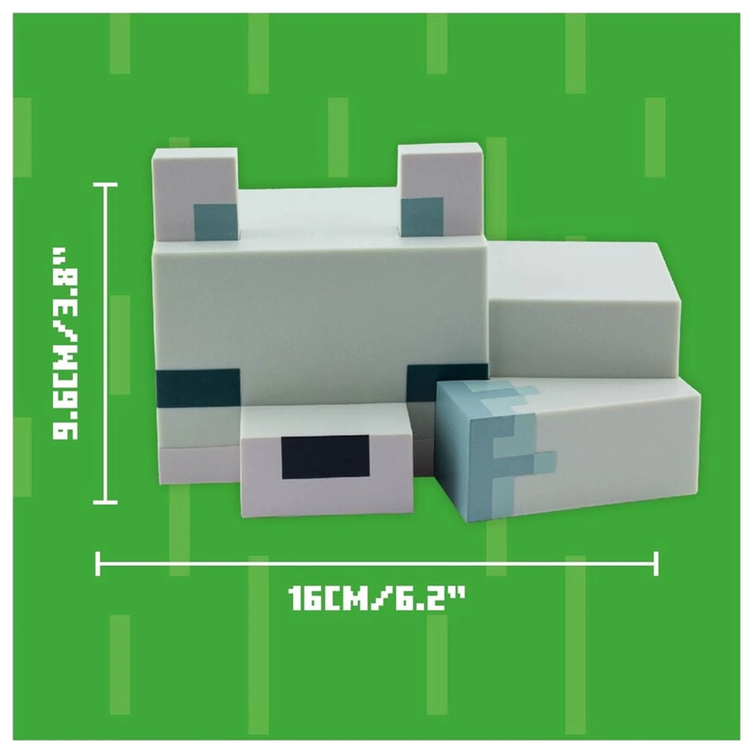 Minecraft 3D Arctic Fox Night Lučka fotografija izdelka