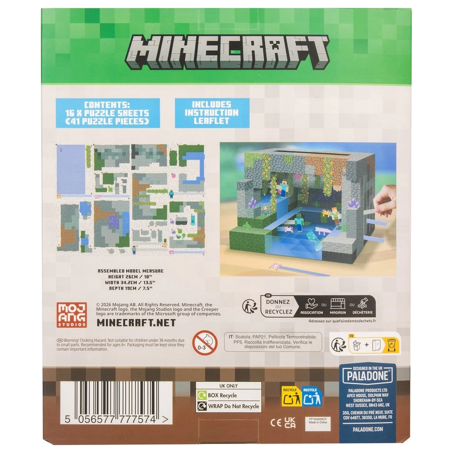 Minecraft Komplet za gradnjo 3D Scene fotografija izdelka