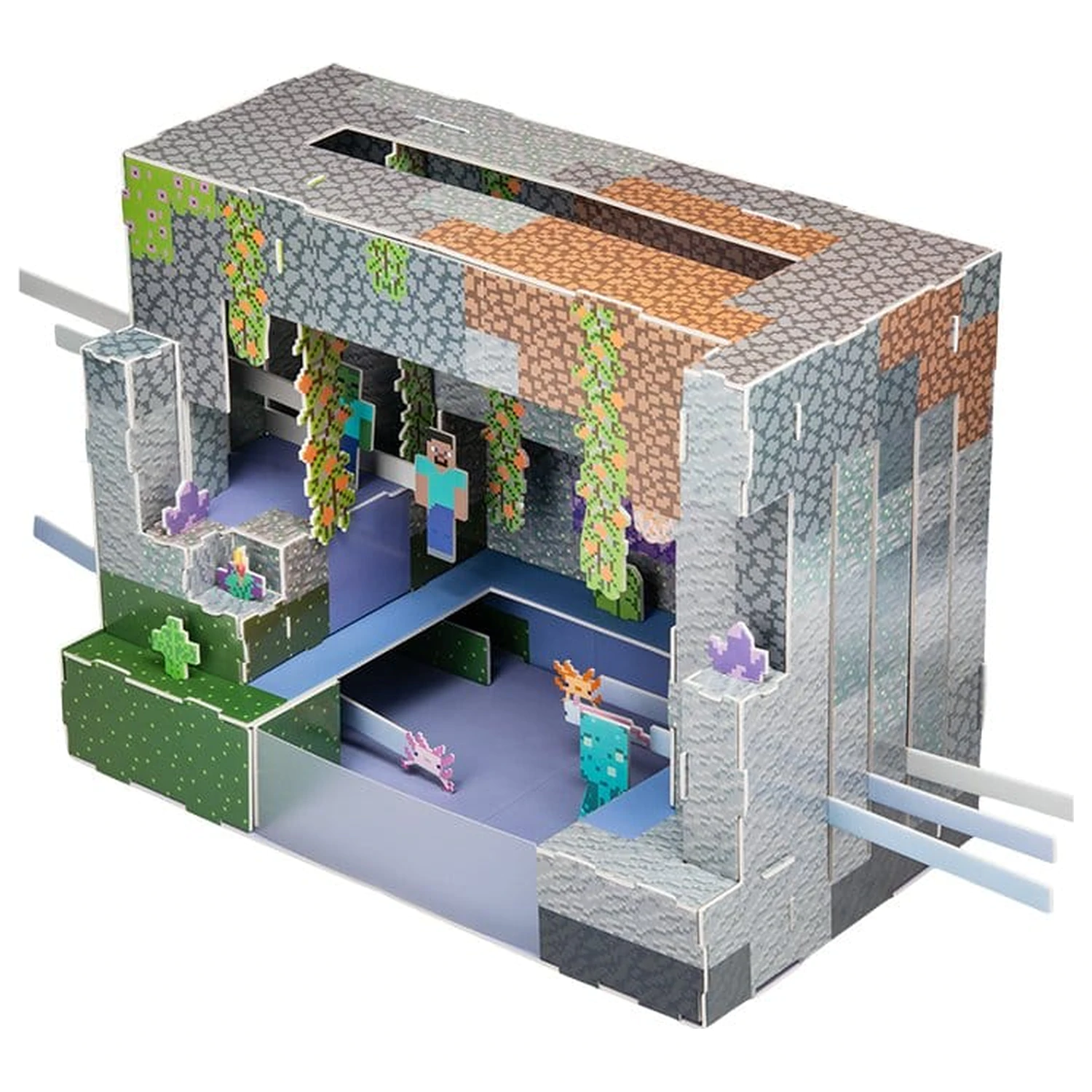 Minecraft Komplet za gradnjo 3D Scene fotografija izdelka