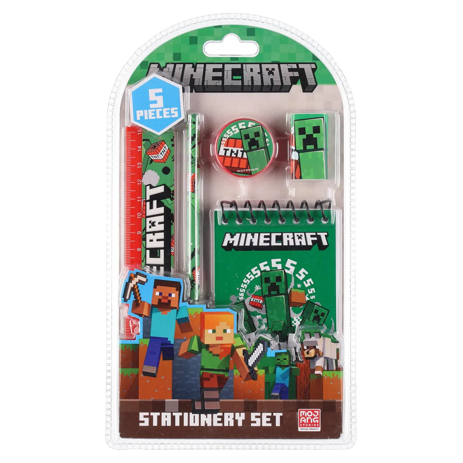 Minecraft pisarniški komplet 5 kosov fotografija izdelka