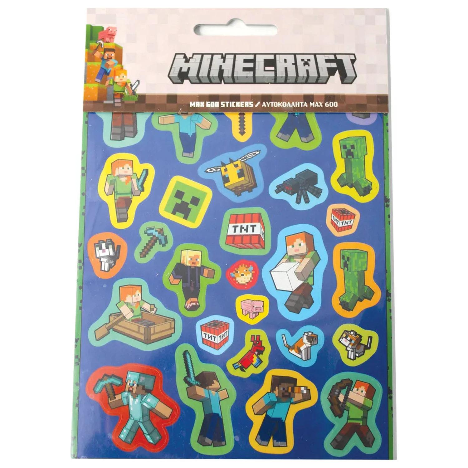 Minecraft Adventures 600-delni komplet nalepk fotografija izdelka