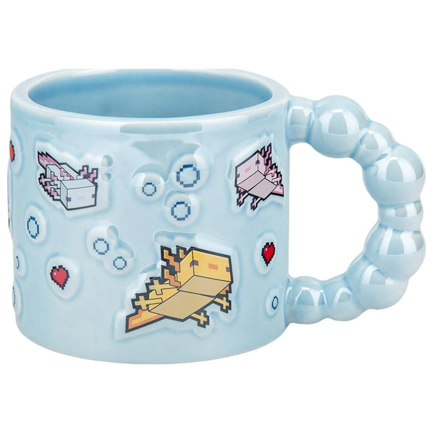 Minecraft Mug Axolotl oblika mehurčka fotografija izdelka