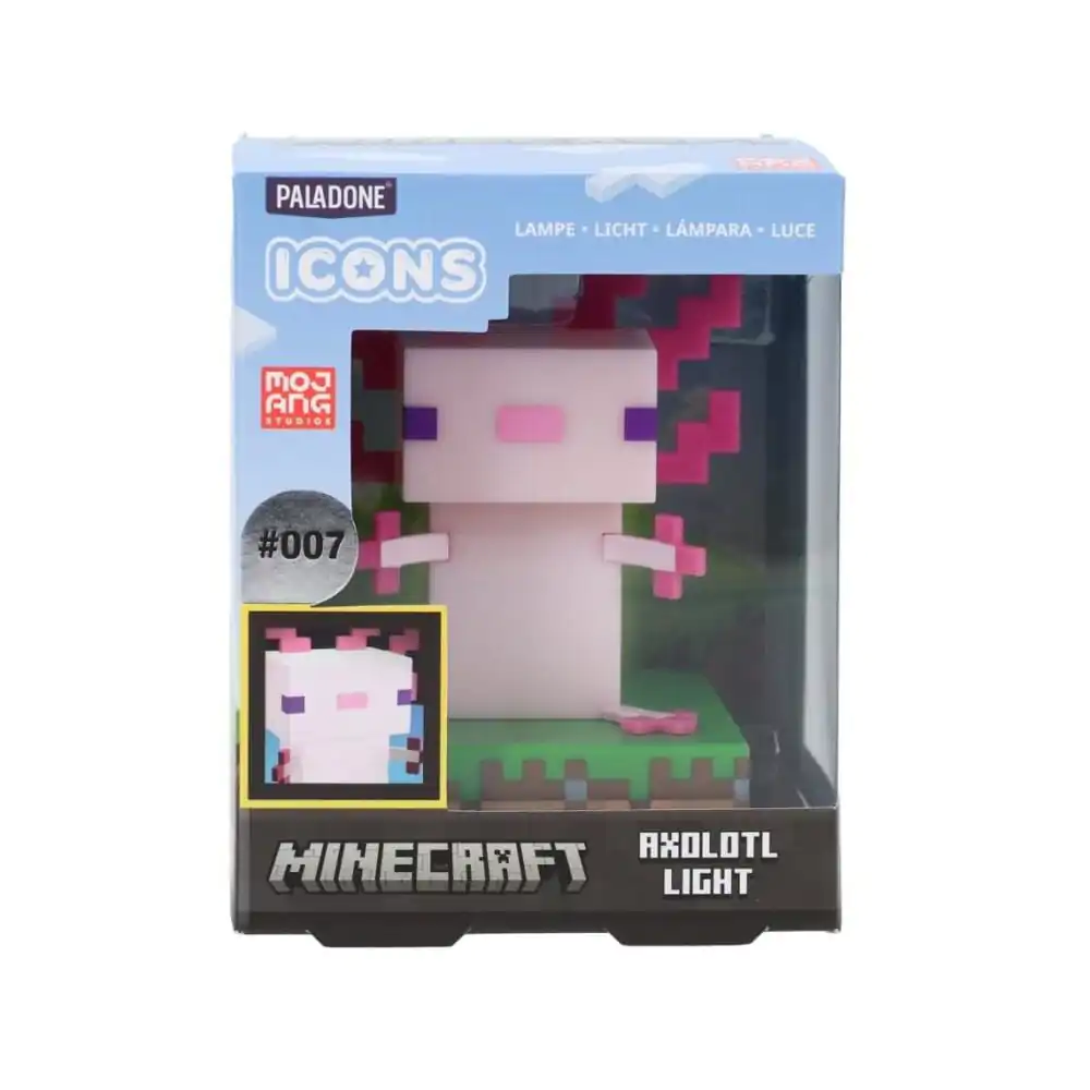 Minecraft Icon Lučka Aksolotl fotografija izdelka