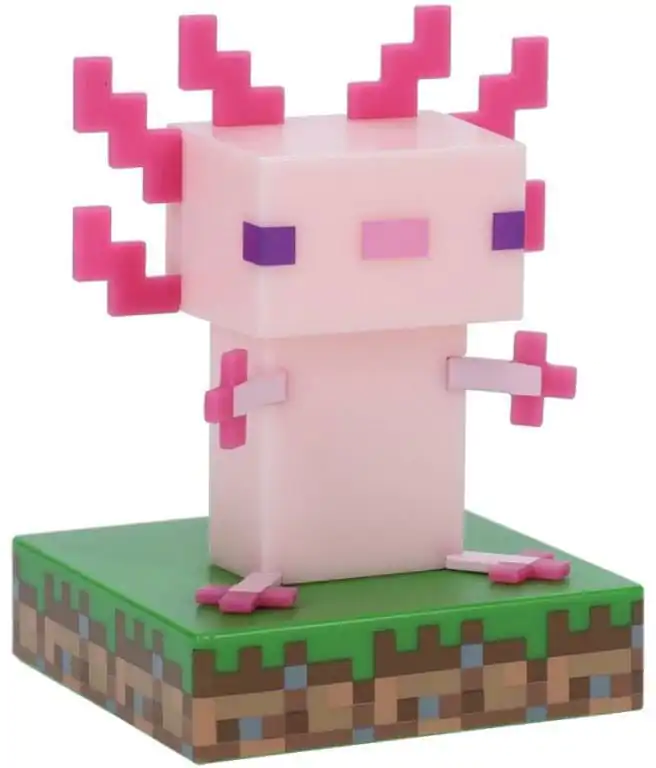 Minecraft Icon Lučka Aksolotl fotografija izdelka