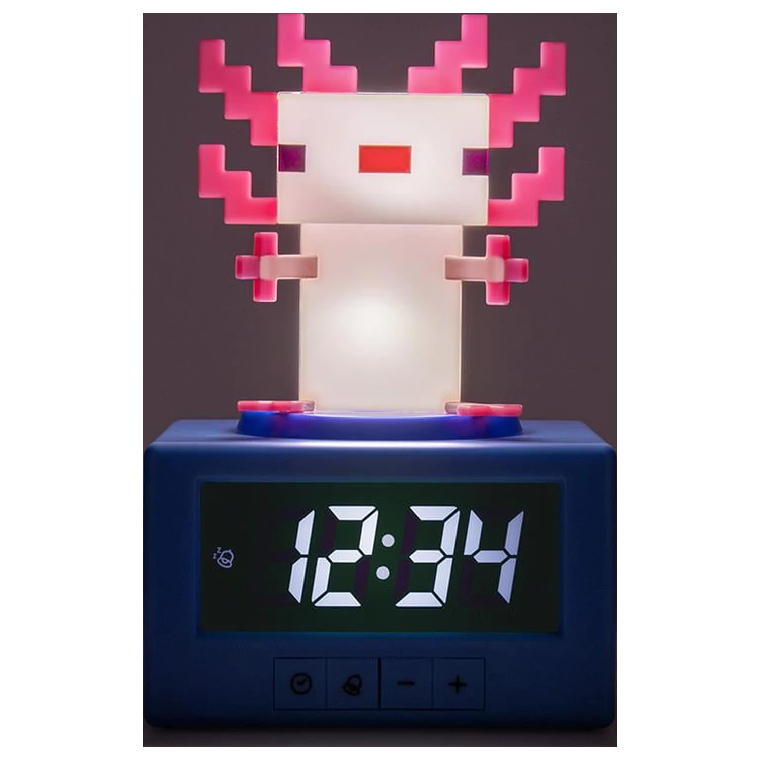 Minecraft Axolotl Ikona Svetilka Budilka 12cm fotografija izdelka