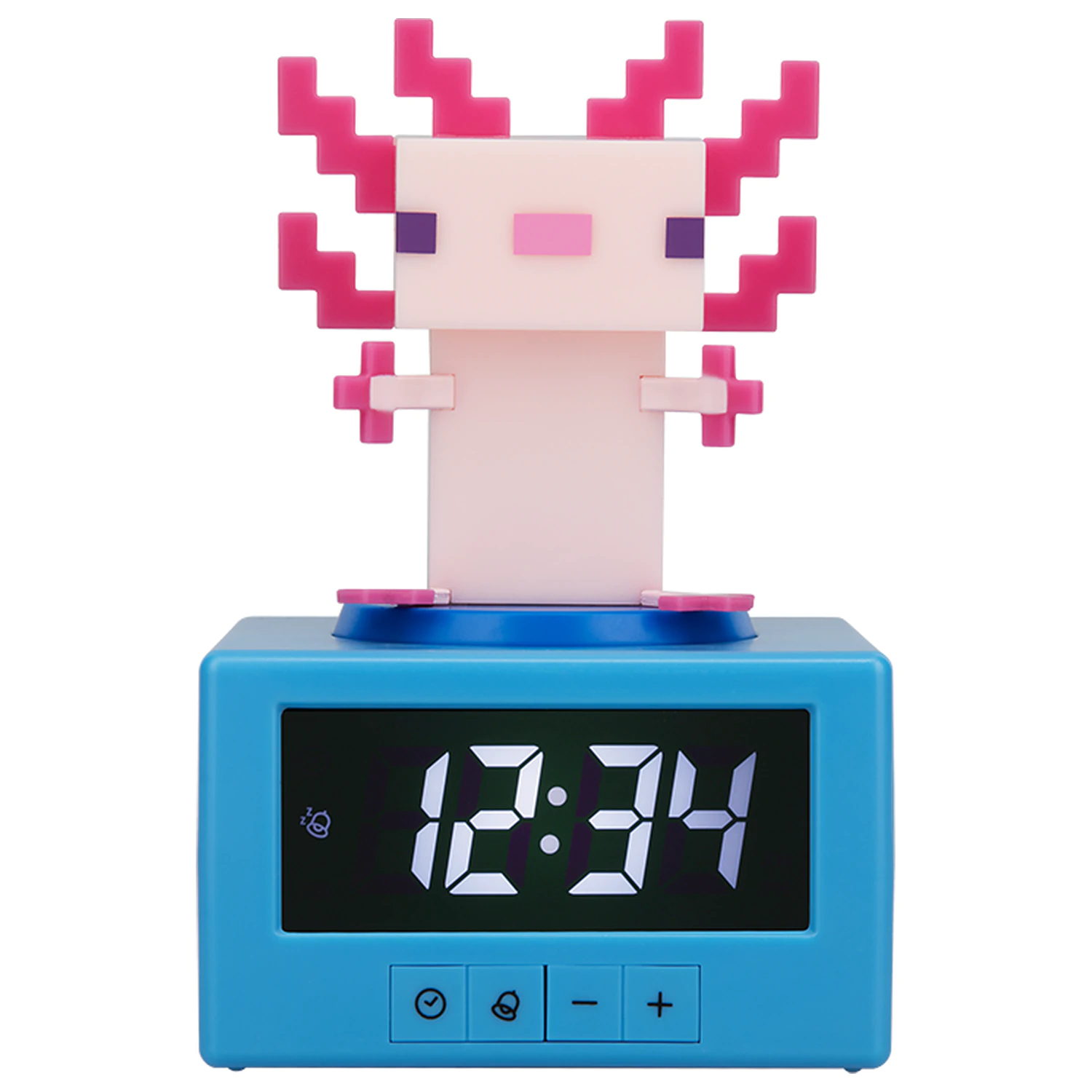 Minecraft Axolotl Ikona Svetilka Budilka 12cm fotografija izdelka