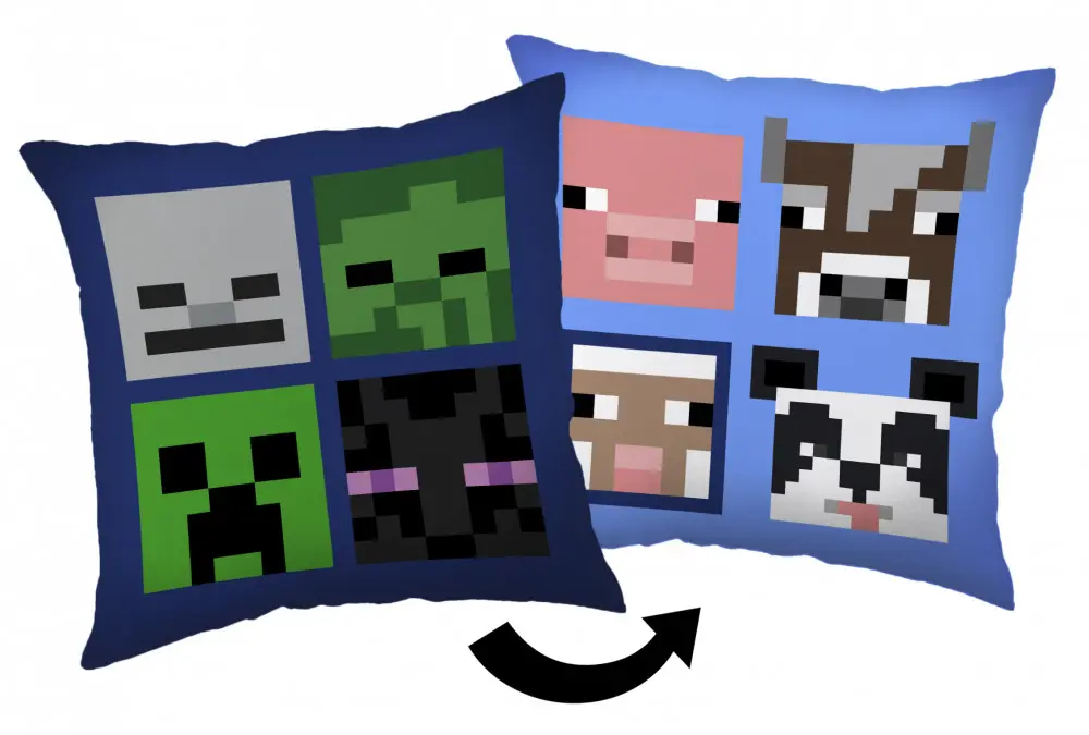 Minecraft Bad Mobs blazina, okrasna blazina 40*40 cm fotografija izdelka