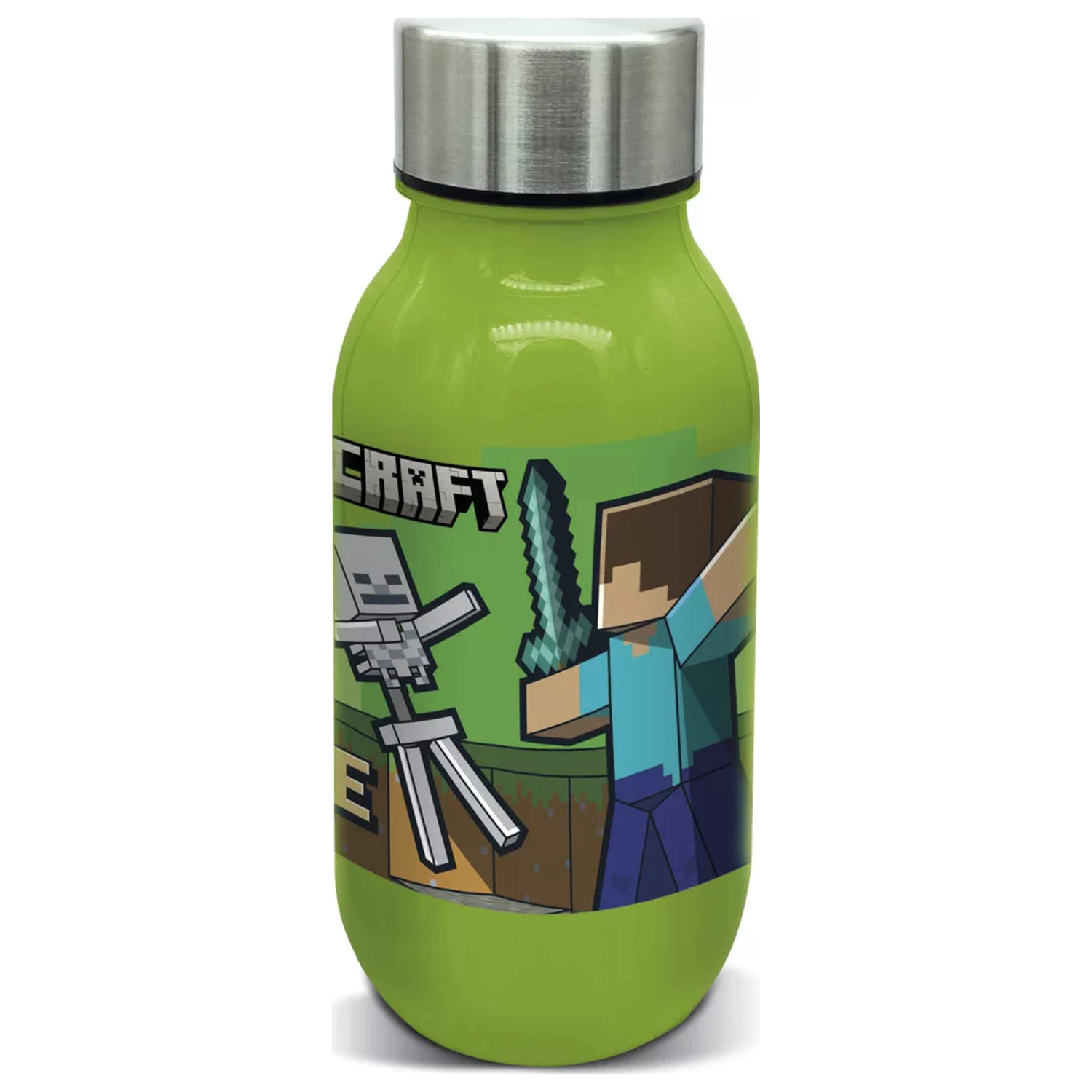Minecraft Battle plastična steklenica za vodo z navojnim pokrovčkom 430 ml fotografija izdelka