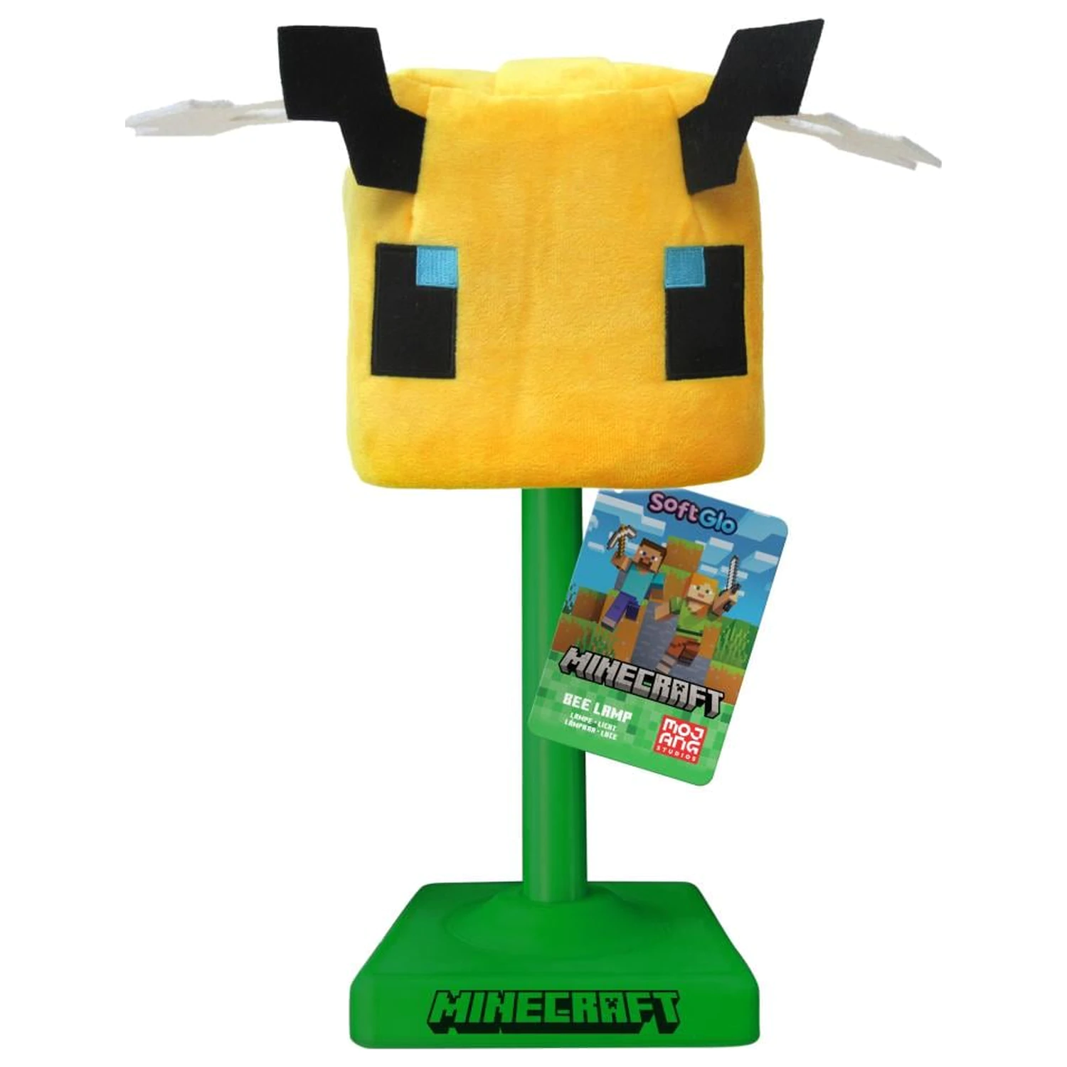 Minecraft Bee 'SoftGlo' puhasta dekorativna svetilka za ponovno polnjenje fotografija izdelka