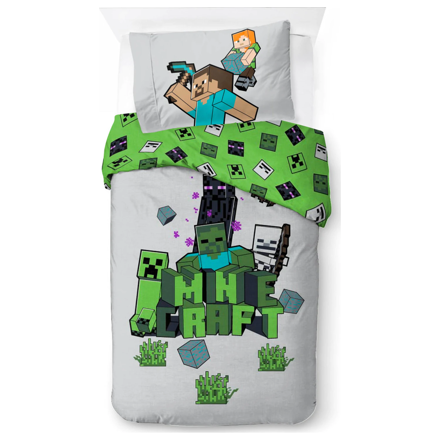 Minecraft Build and Explore prevleka za odejo fotografija izdelka