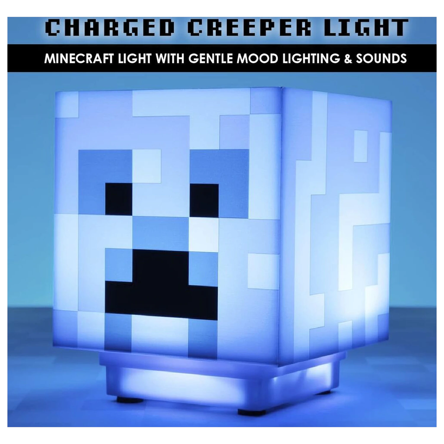 Minecraft Charged Creeper 3D zvočna svetilka fotografija izdelka