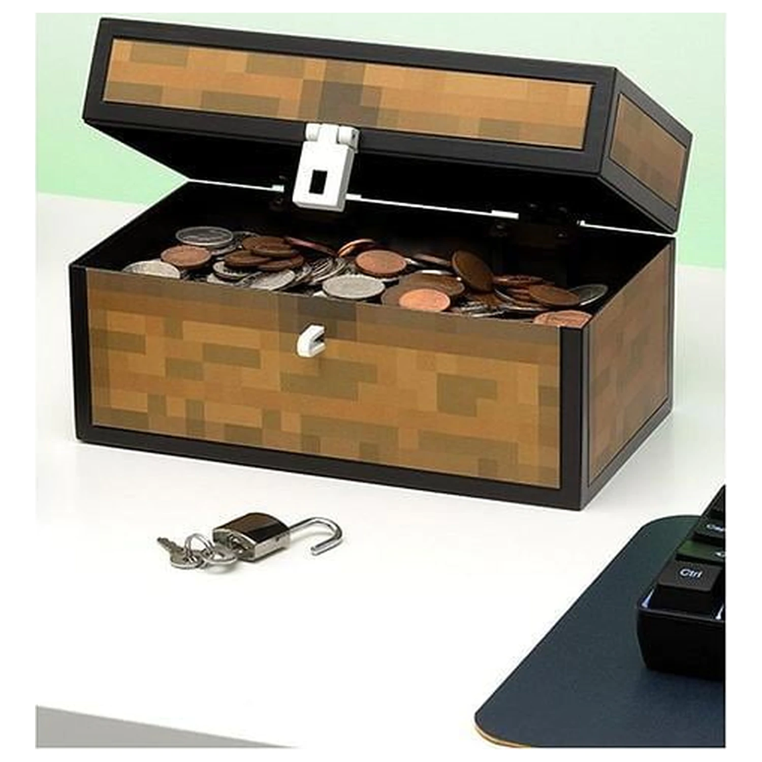 Minecraft hranilnik skrinja 12 cm fotografija izdelka