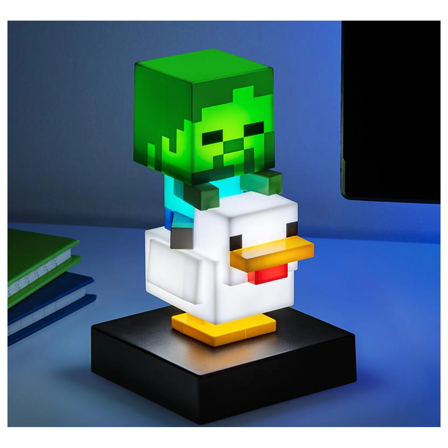 Minecraft Chicken Jockey Ikona svetilka 11 cm fotografija izdelka