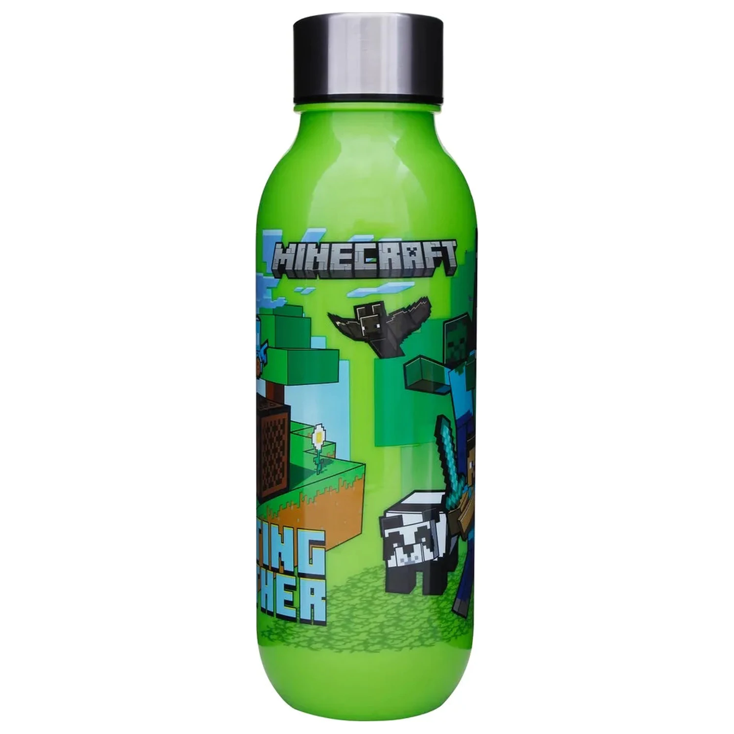 Minecraft Crafting plastična steklenica za vodo z navojnim pokrovčkom 640 ml fotografija izdelka