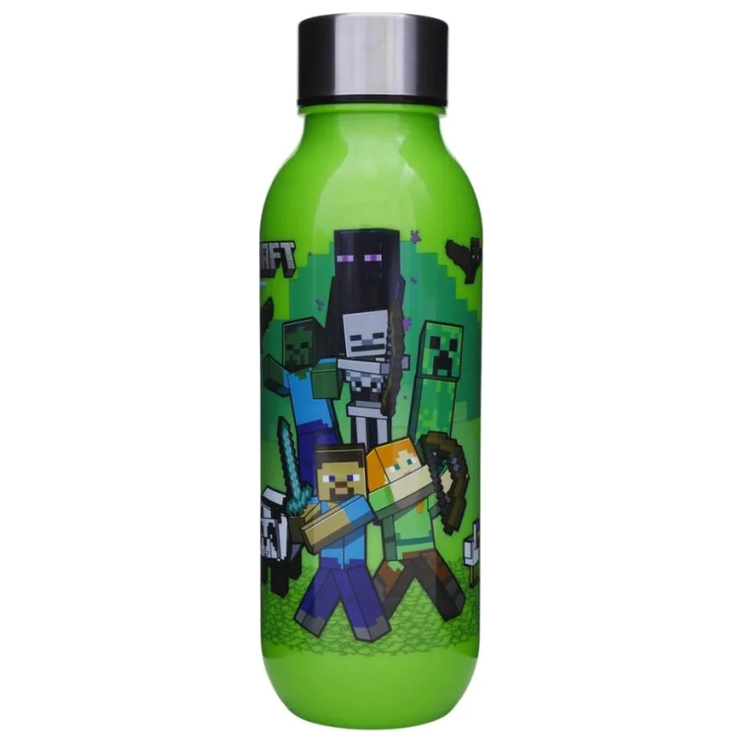 Minecraft Crafting plastična steklenica za vodo z navojnim pokrovčkom 640 ml fotografija izdelka