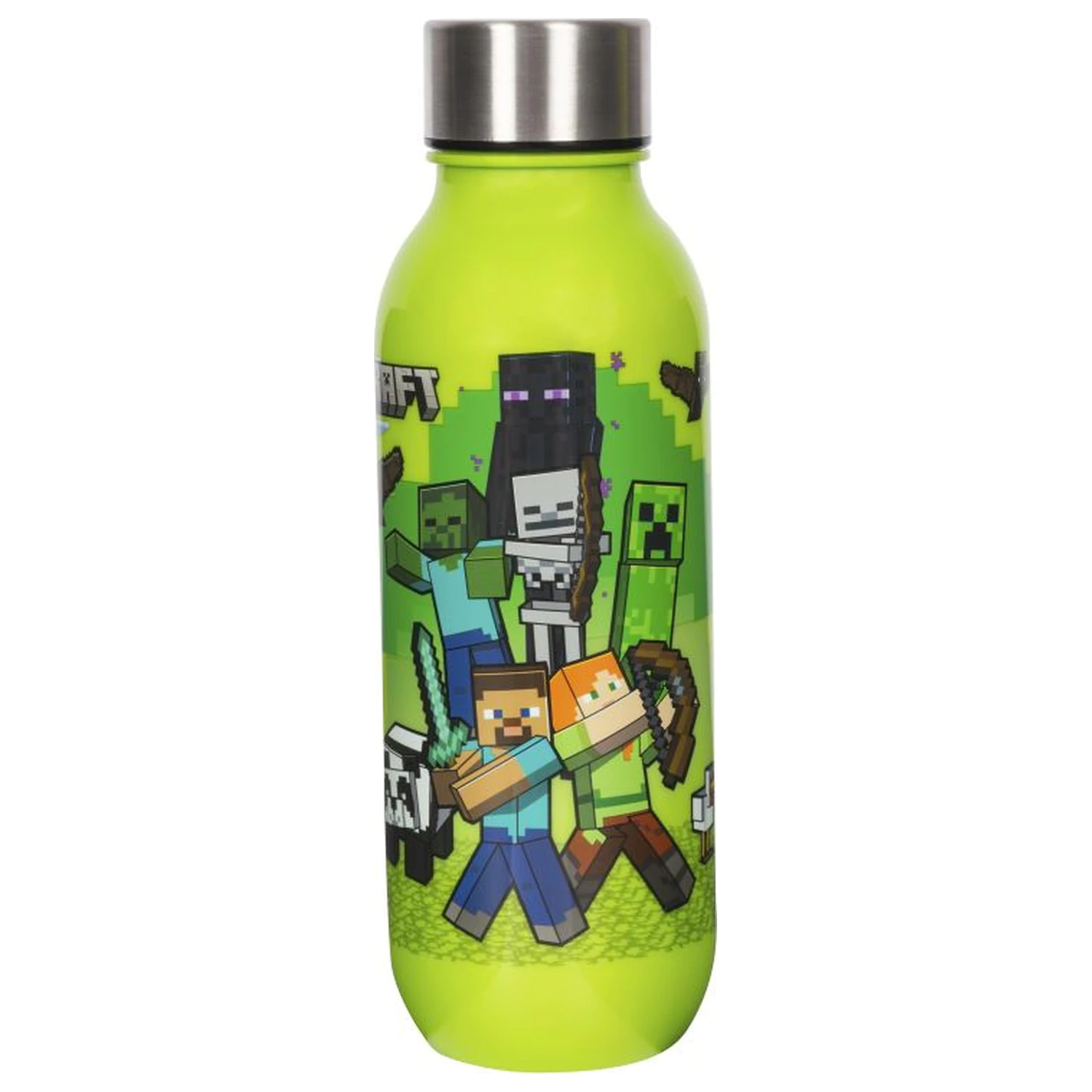 Minecraft Crafting plastična steklenica za vodo z navojnim pokrovčkom 640 ml fotografija izdelka