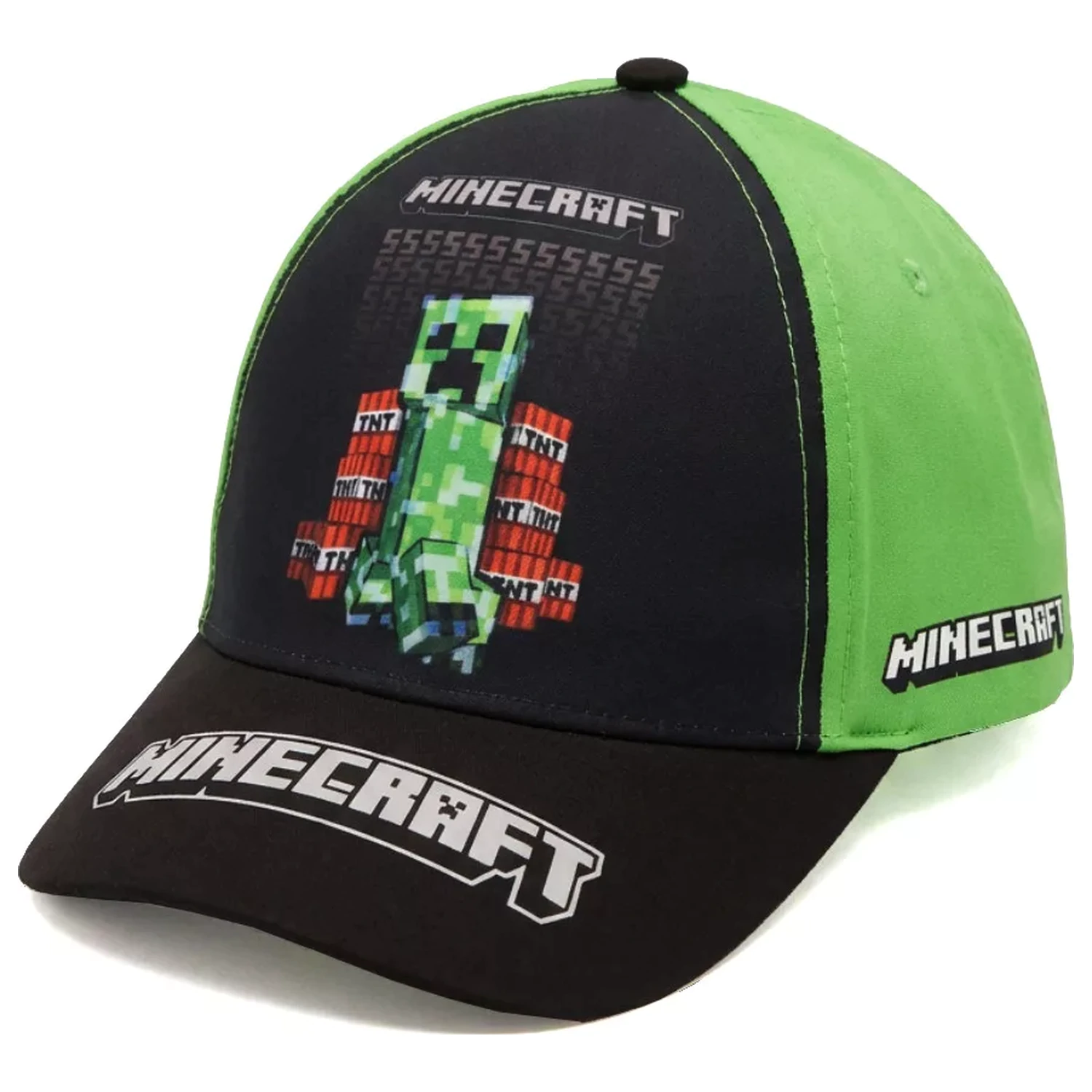 Minecraft Creeper Blast otroška baseball kapa 55 cm fotografija izdelka