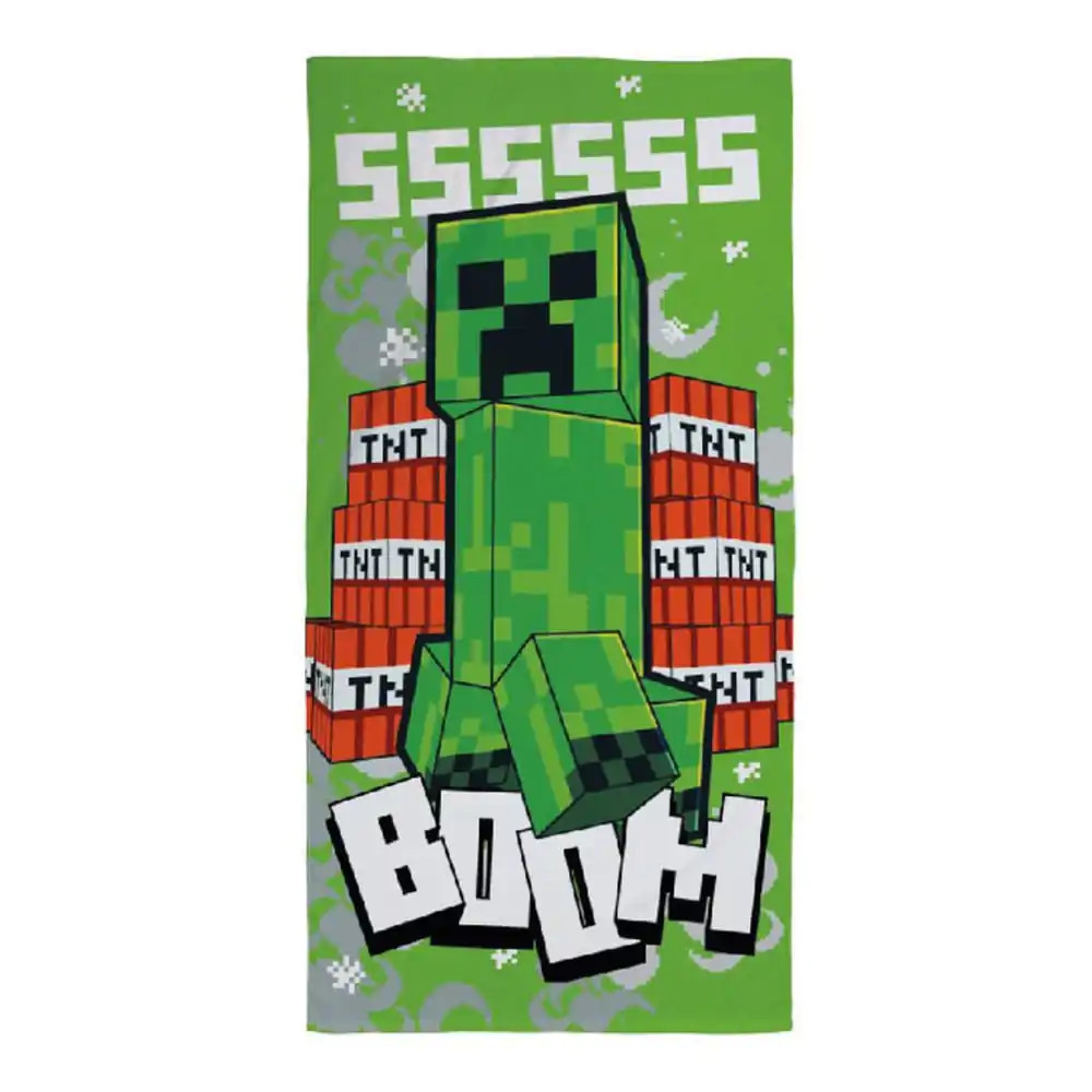 Minecraft Brisača Creeper Boom 70 x 140 cm fotografija izdelka