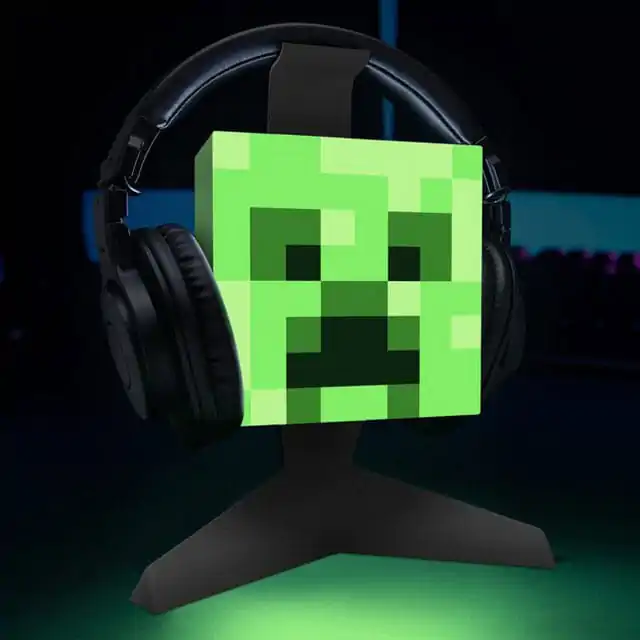 Minecraft: Lučka v obliki glave Creeperja fotografija izdelka