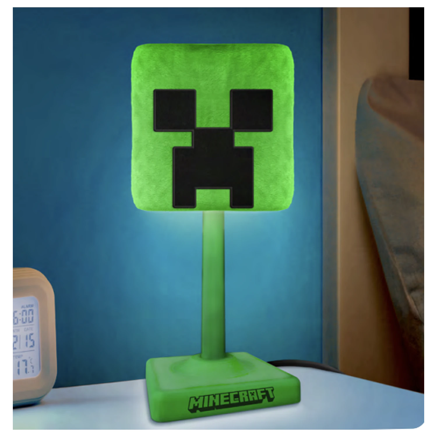 Minecraft Creeper 'SoftGlo' mehka puhasta dekorativna svetilka fotografija izdelka