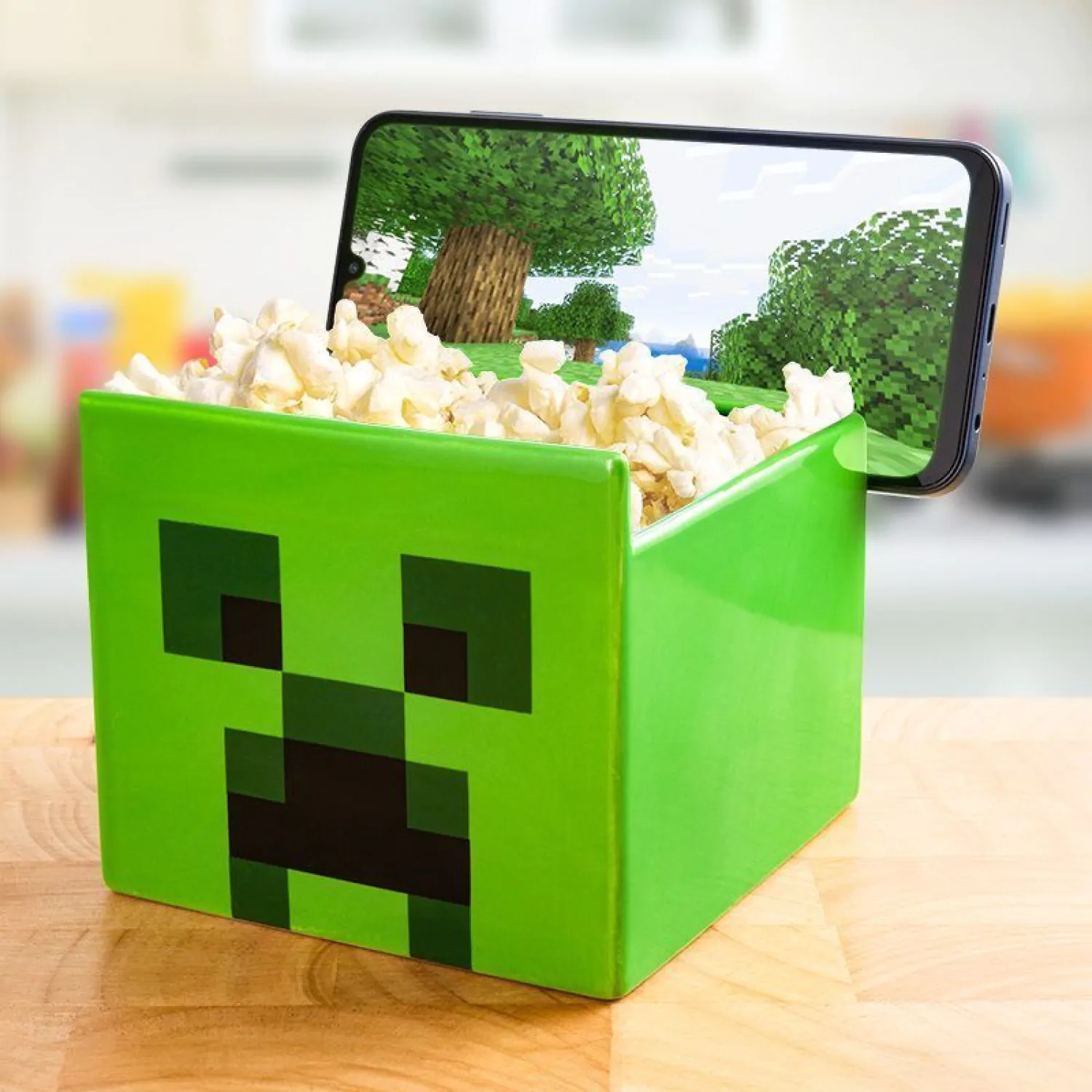 Minecraft Posoda za prigrizke za streamanje Creeper fotografija izdelka