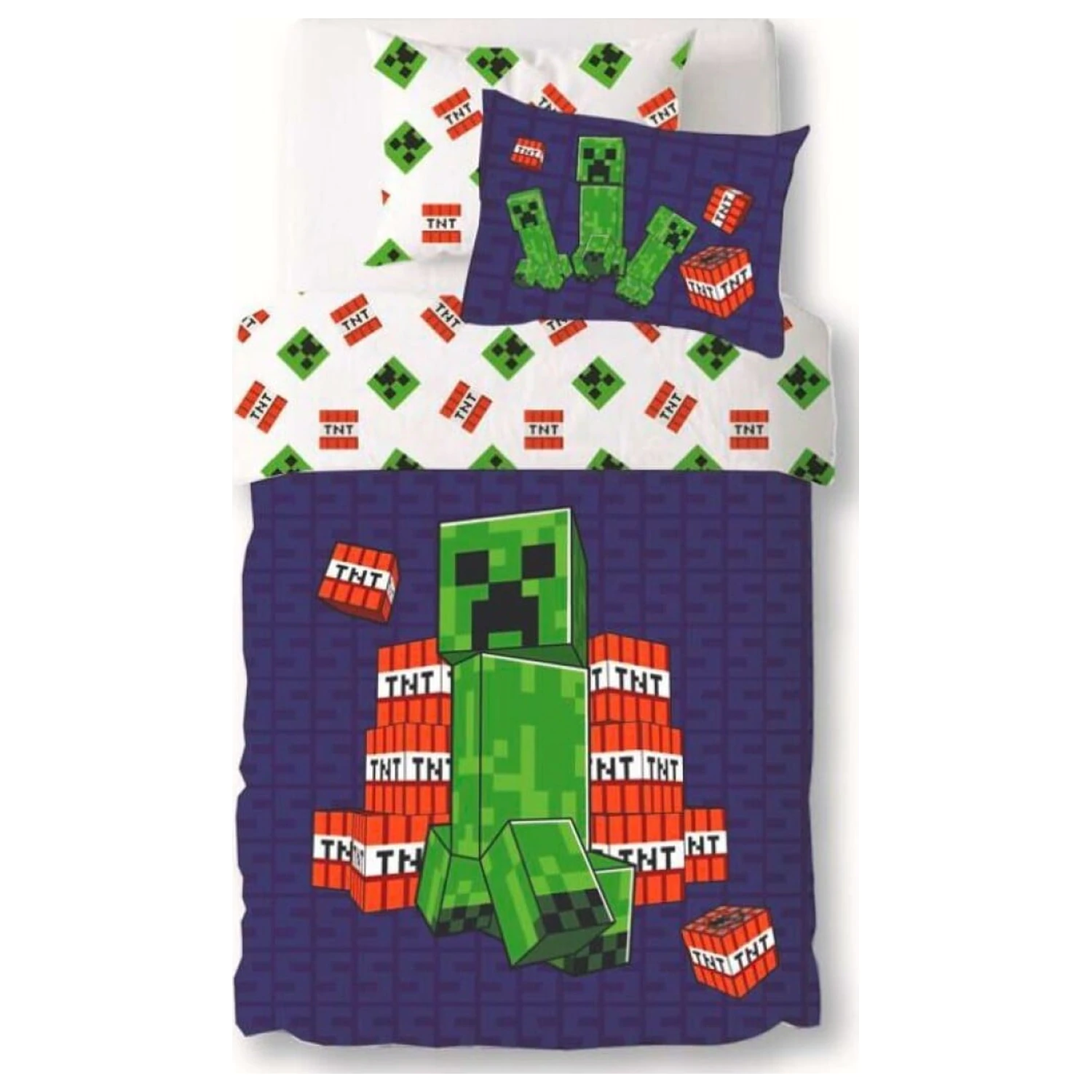 Minecraft Creeper TNT Prevleka za odejo fotografija izdelka
