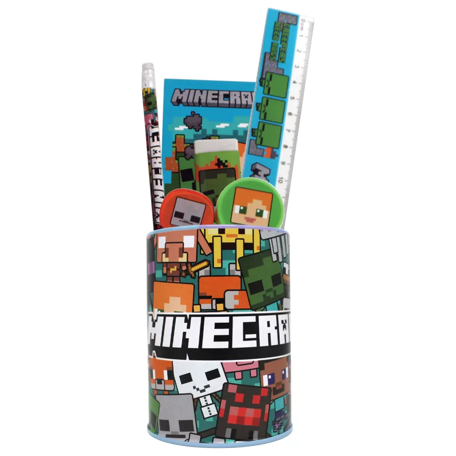 Minecraft Creepers Need Hugs Set pisarniškega materiala – 7 kosov fotografija izdelka