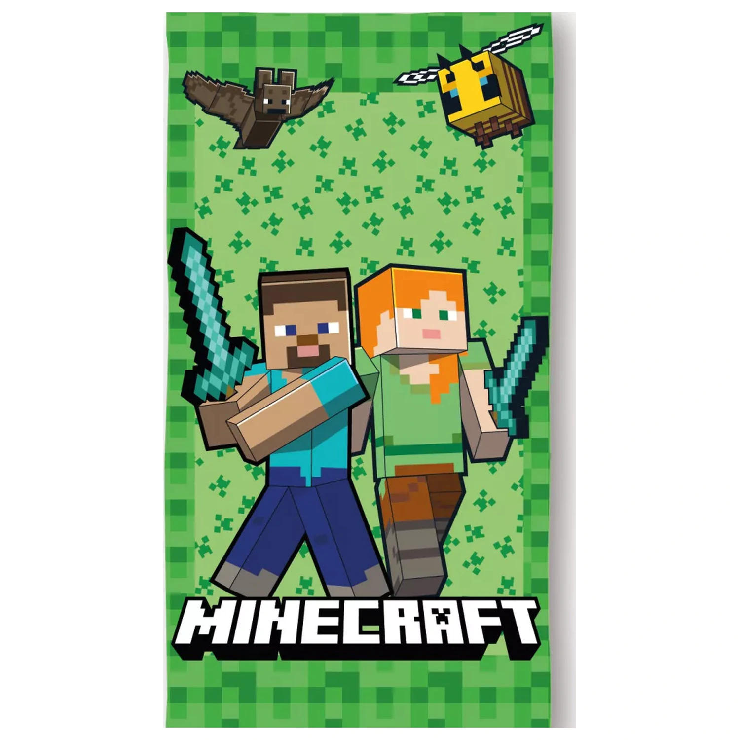 Minecraft Cube World brisača 70x140cm fotografija izdelka